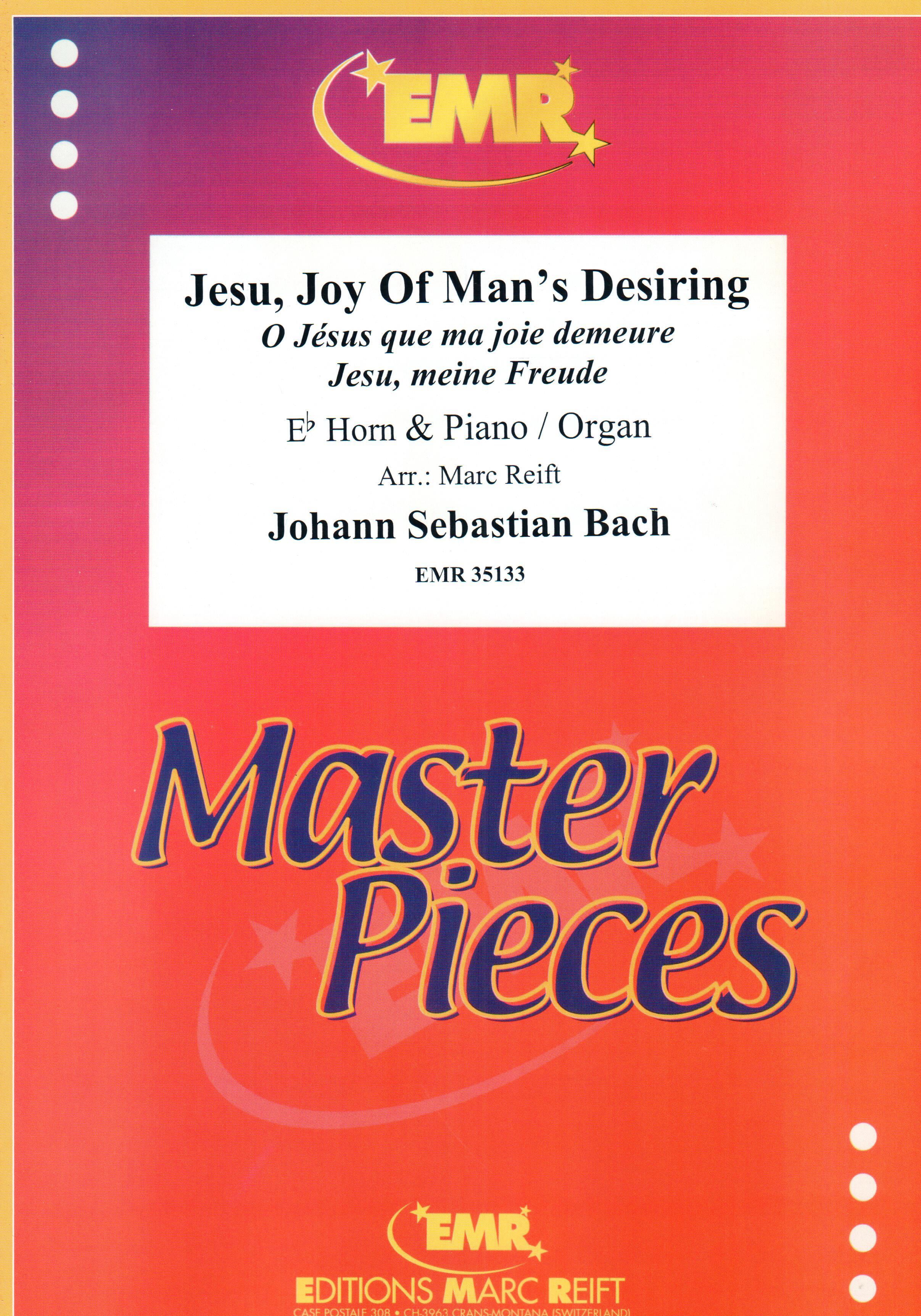 JESU, JOY OF MAN'S DESIRING, SOLOS for E♭. Horn