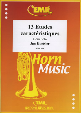 13 ETUDES CARACTéRISTIQUES, SOLOS for Horn in F