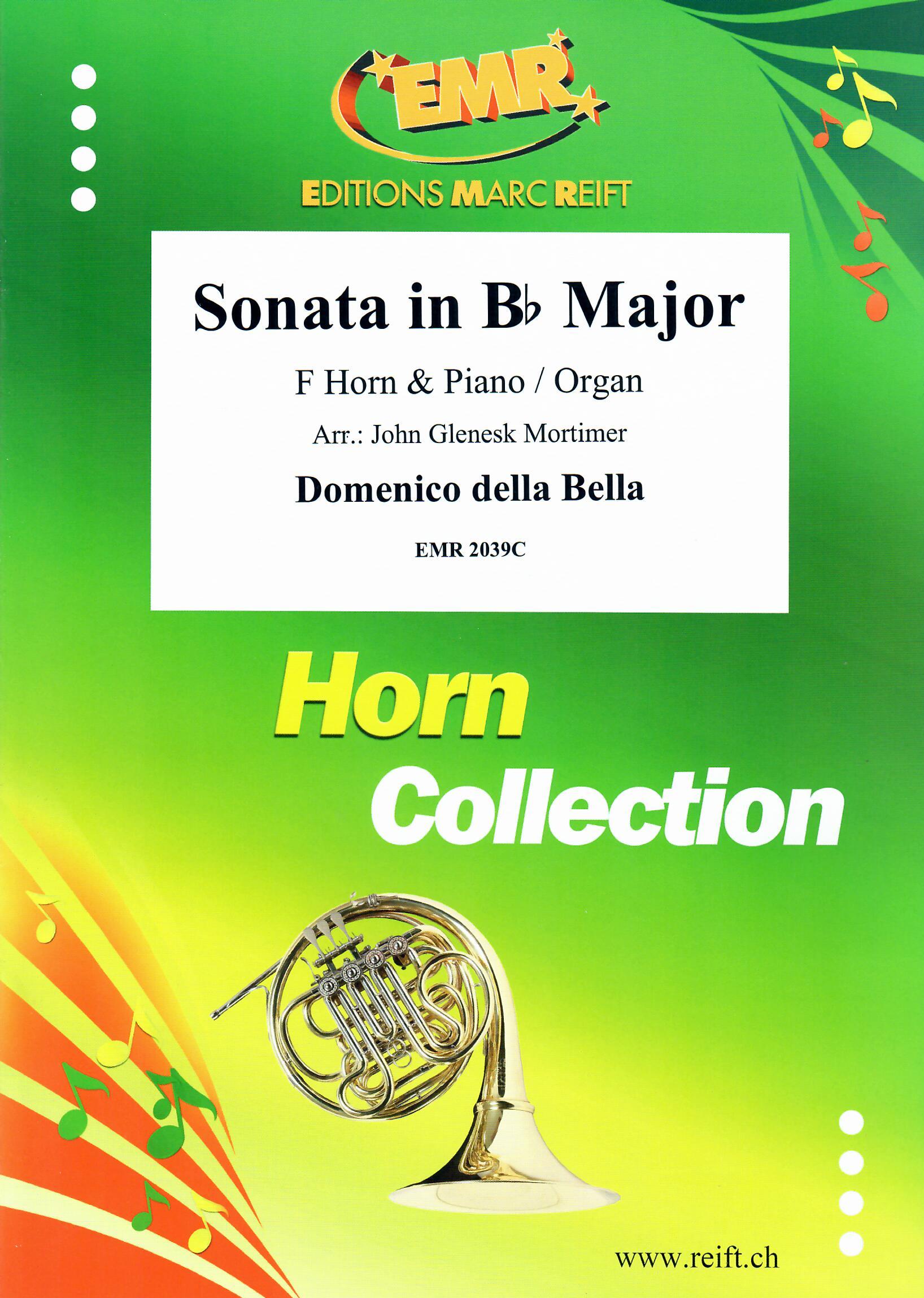 SONATA IN BB MAJOR, SOLOS for Horn in F