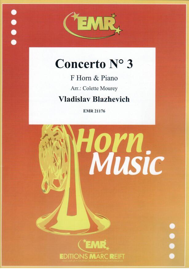 CONCERTO N° 3, SOLOS for Horn in F