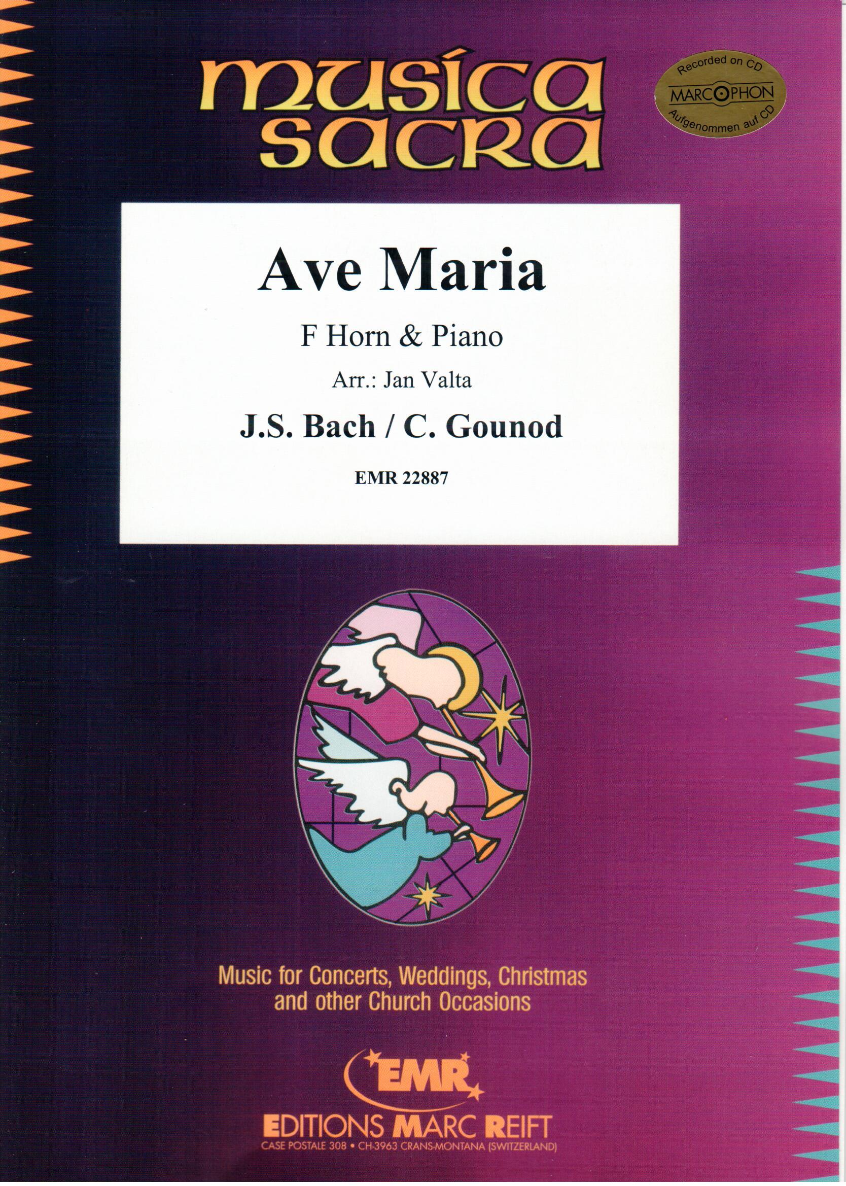 AVE MARIA, SOLOS for Horn in F