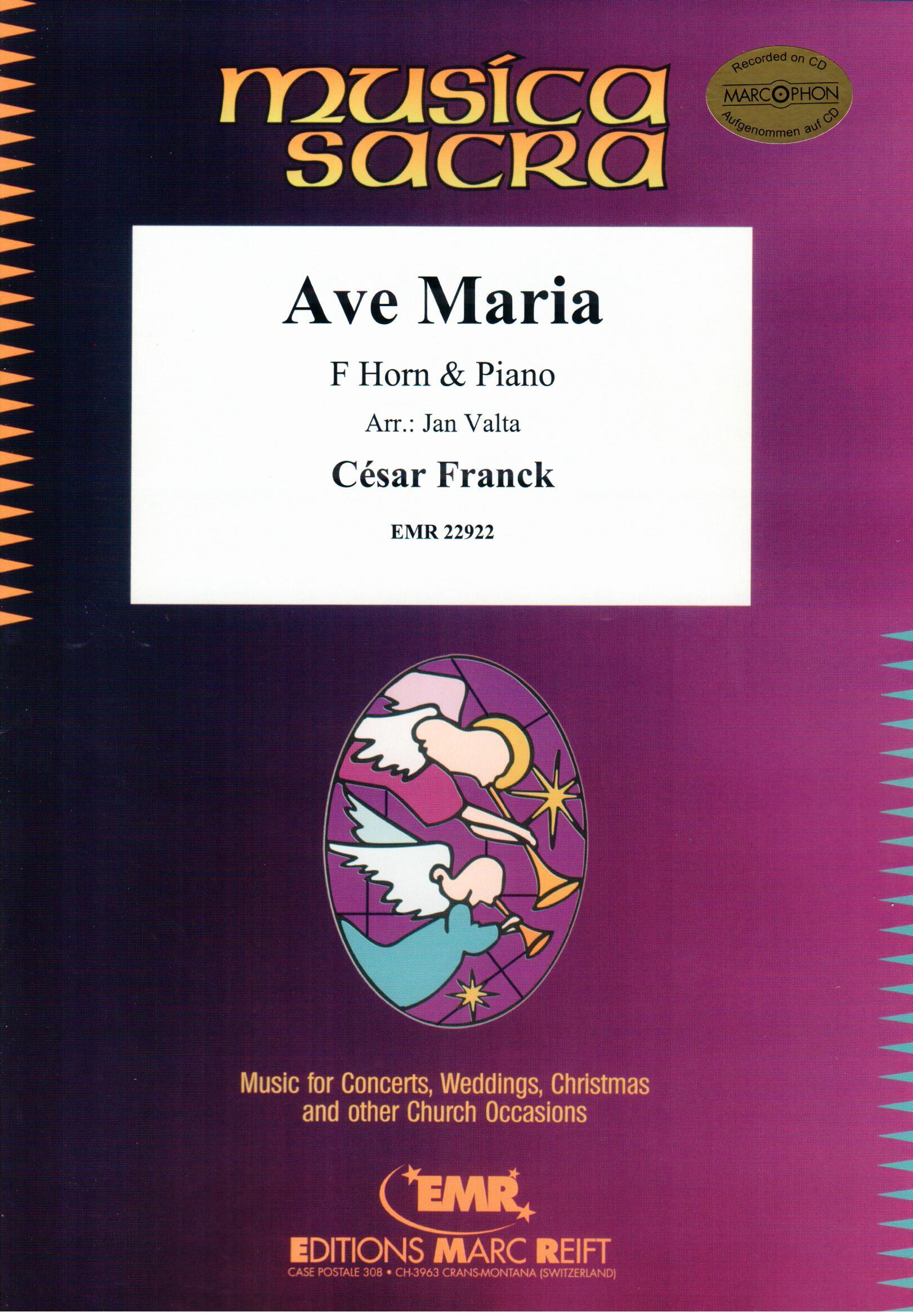 AVE MARIA, SOLOS for Horn in F