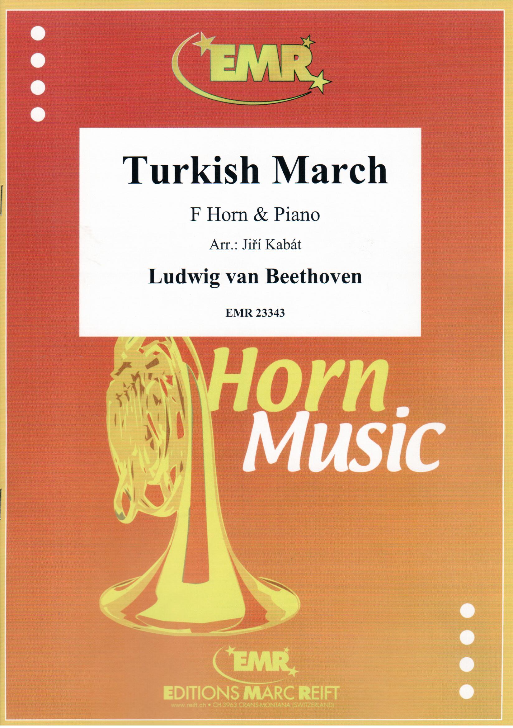 TURKISH MARCH, SOLOS for Horn in F