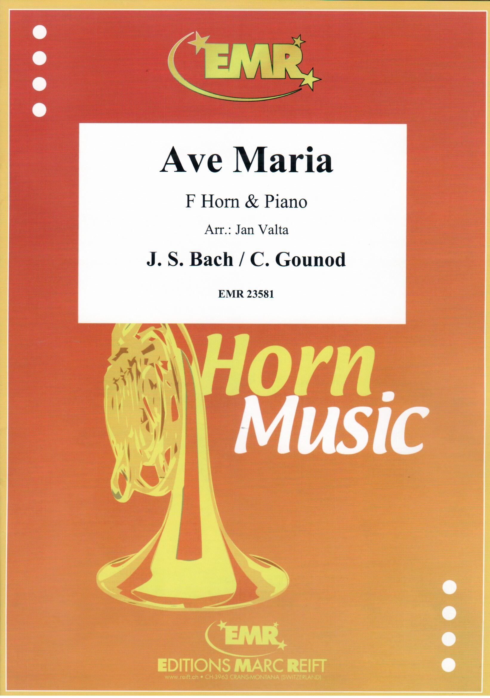 AVE MARIA, SOLOS for Horn in F