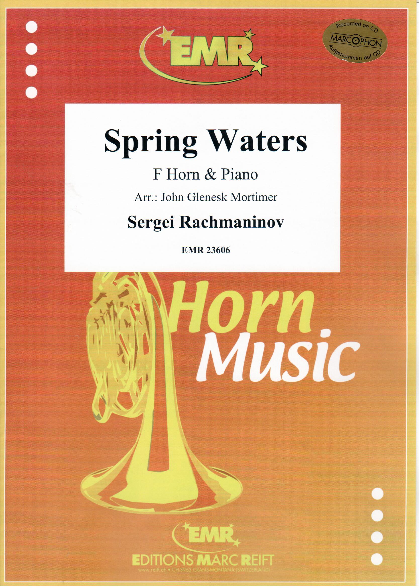 SPRING WATERS, SOLOS for Horn in F