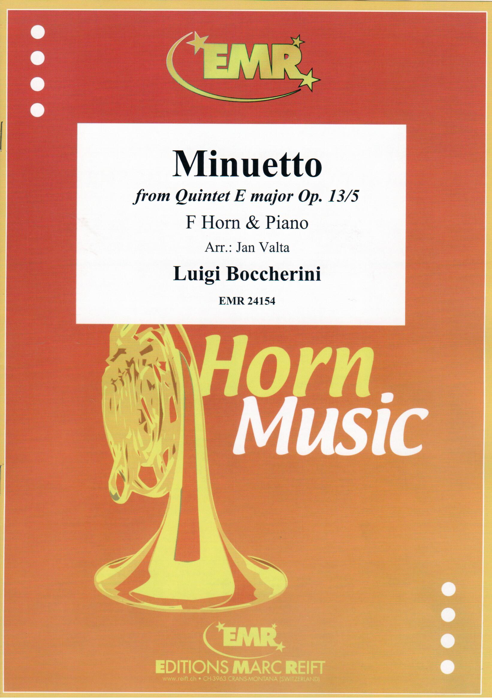 MINUETTO, SOLOS for Horn in F