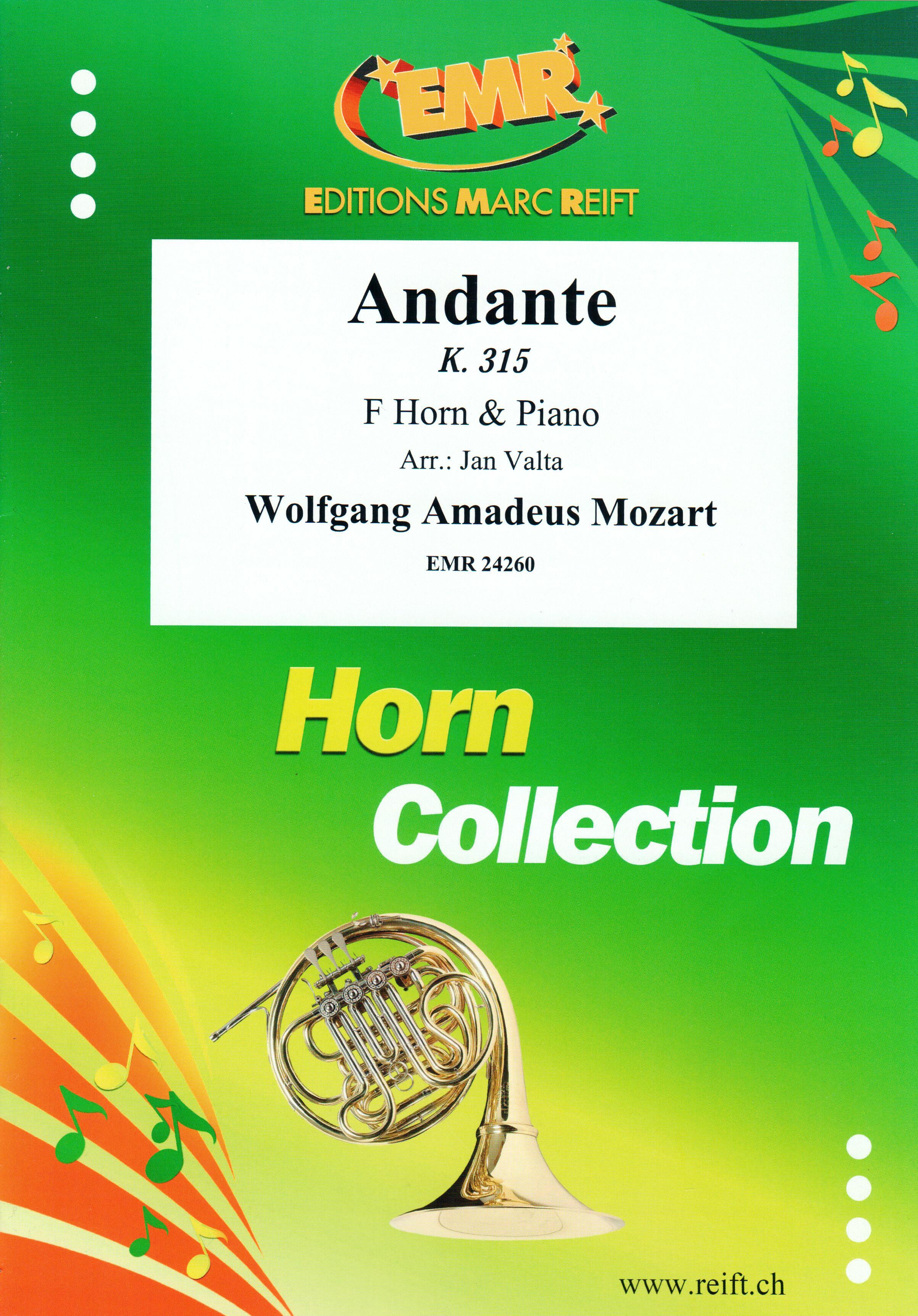 ANDANTE, SOLOS for Horn in F