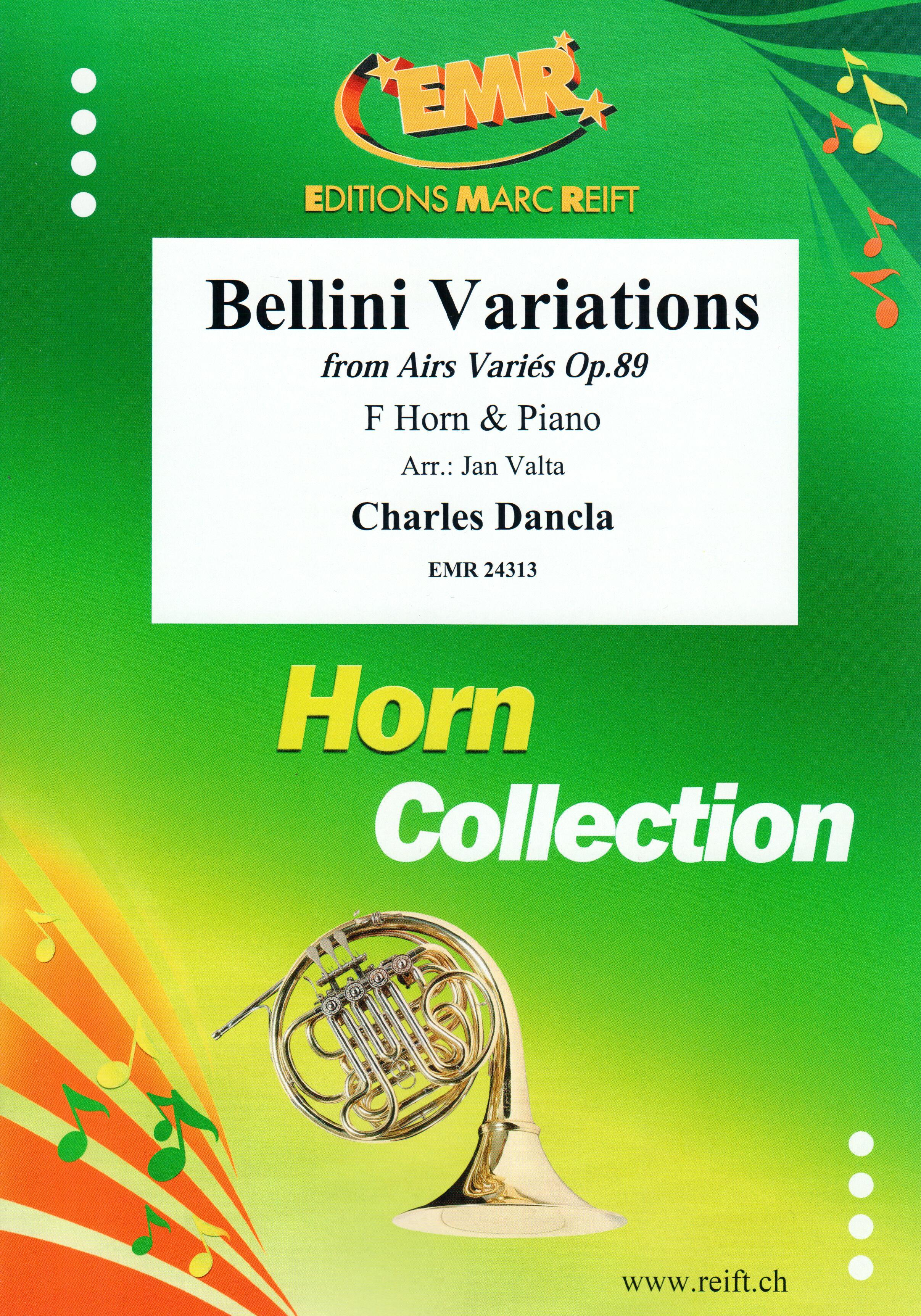 BELLINI VARIATIONS, SOLOS for Horn in F