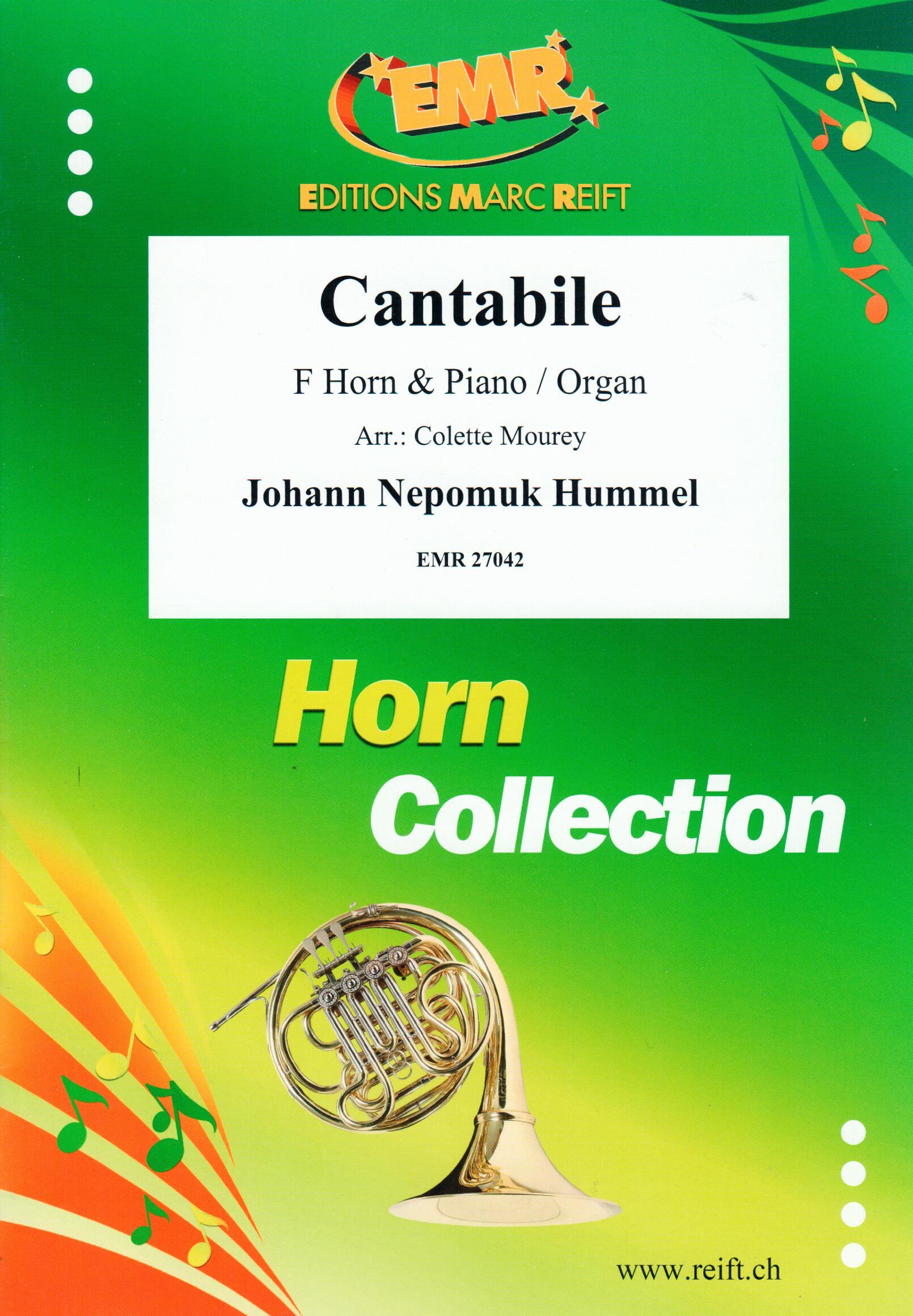 CANTABILE, SOLOS for Horn in F