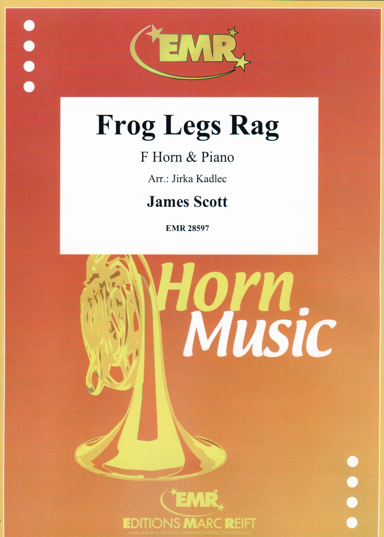 FROG LEGS RAG, SOLOS for Horn in F