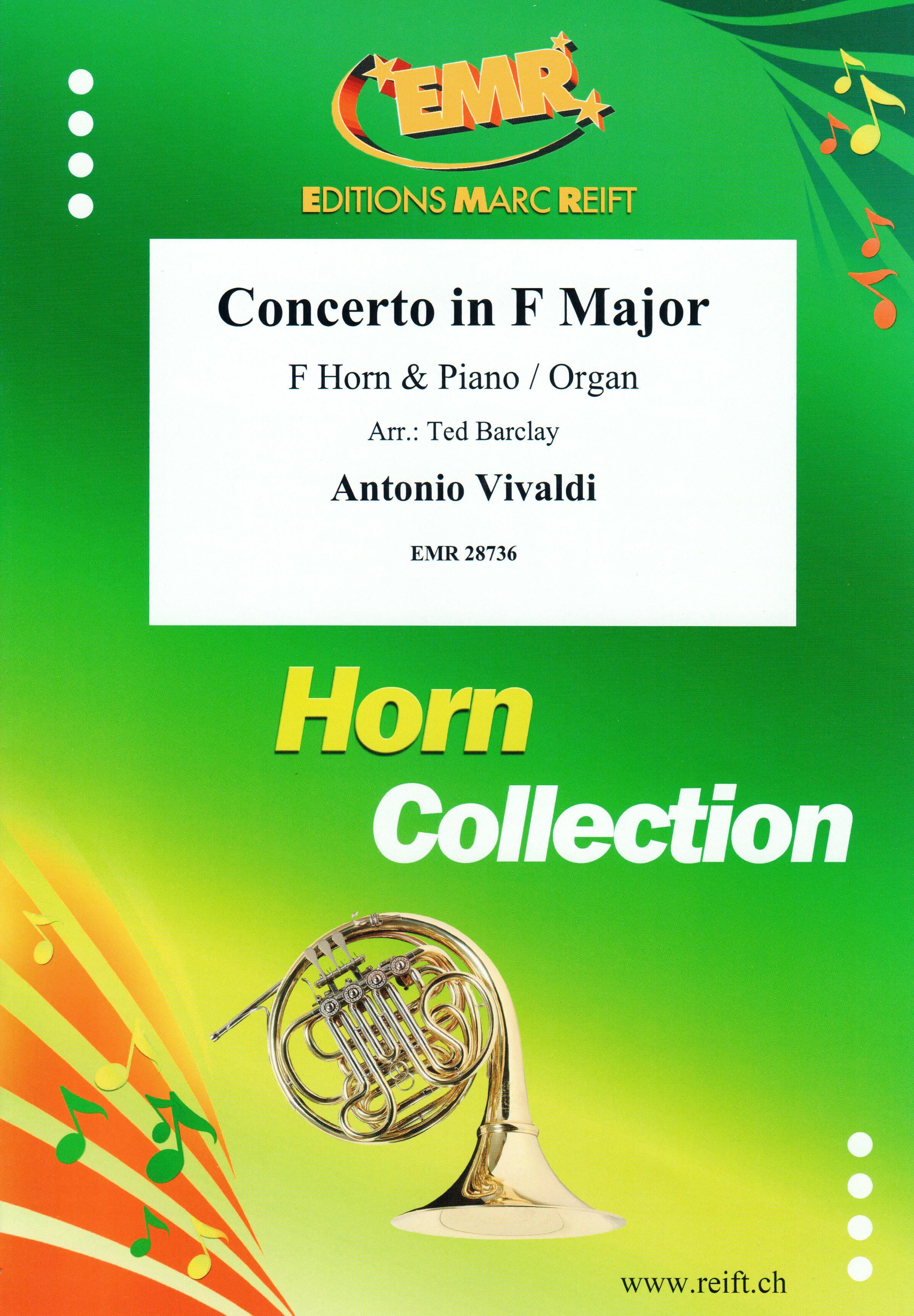 CONCERTO IN F MAJOR, SOLOS for Horn in F