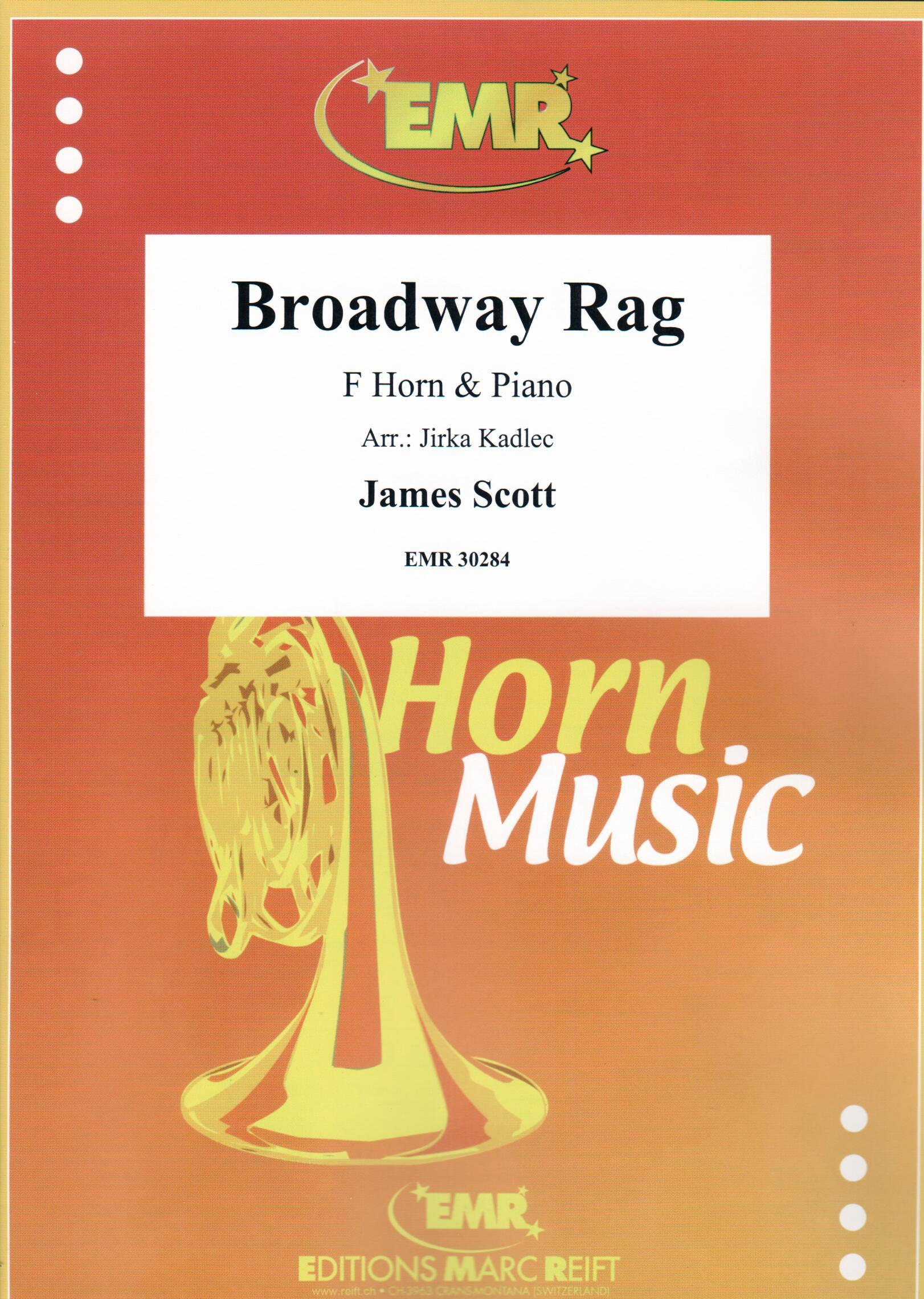 BROADWAY RAG, SOLOS for Horn in F