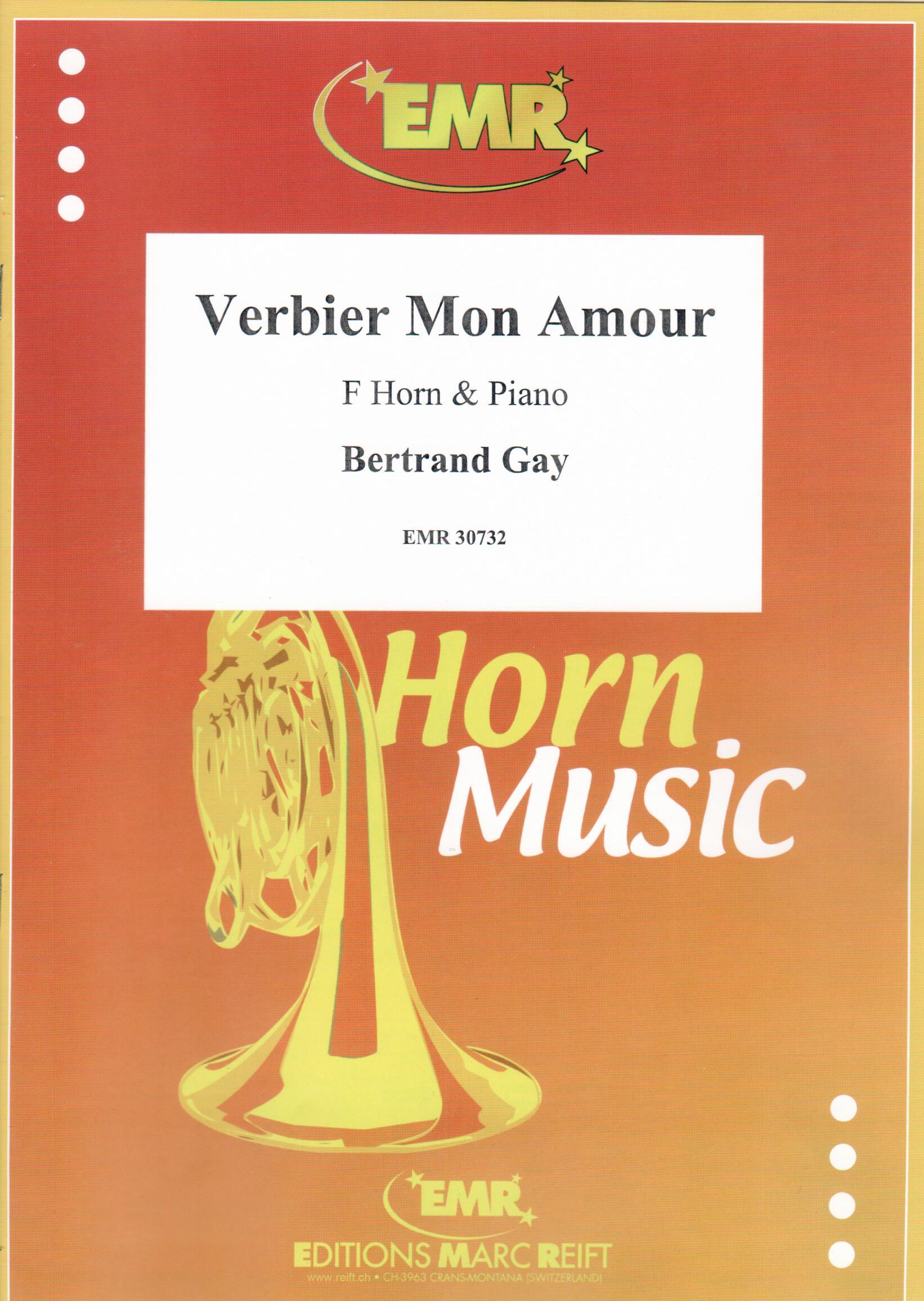 VERBIER MON AMOUR, SOLOS for Horn in F