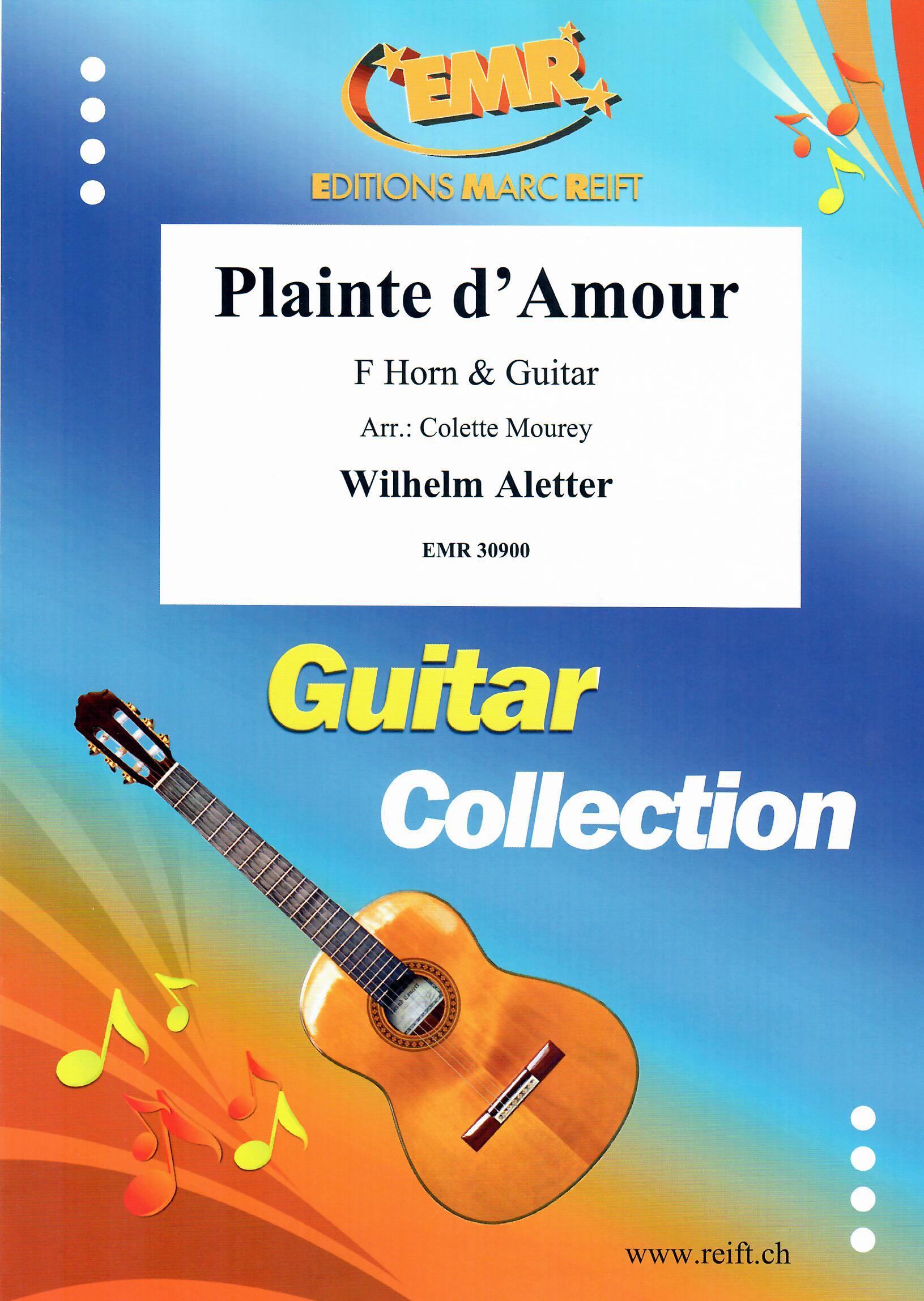 PLAINTE D'AMOUR, SOLOS for Horn in F