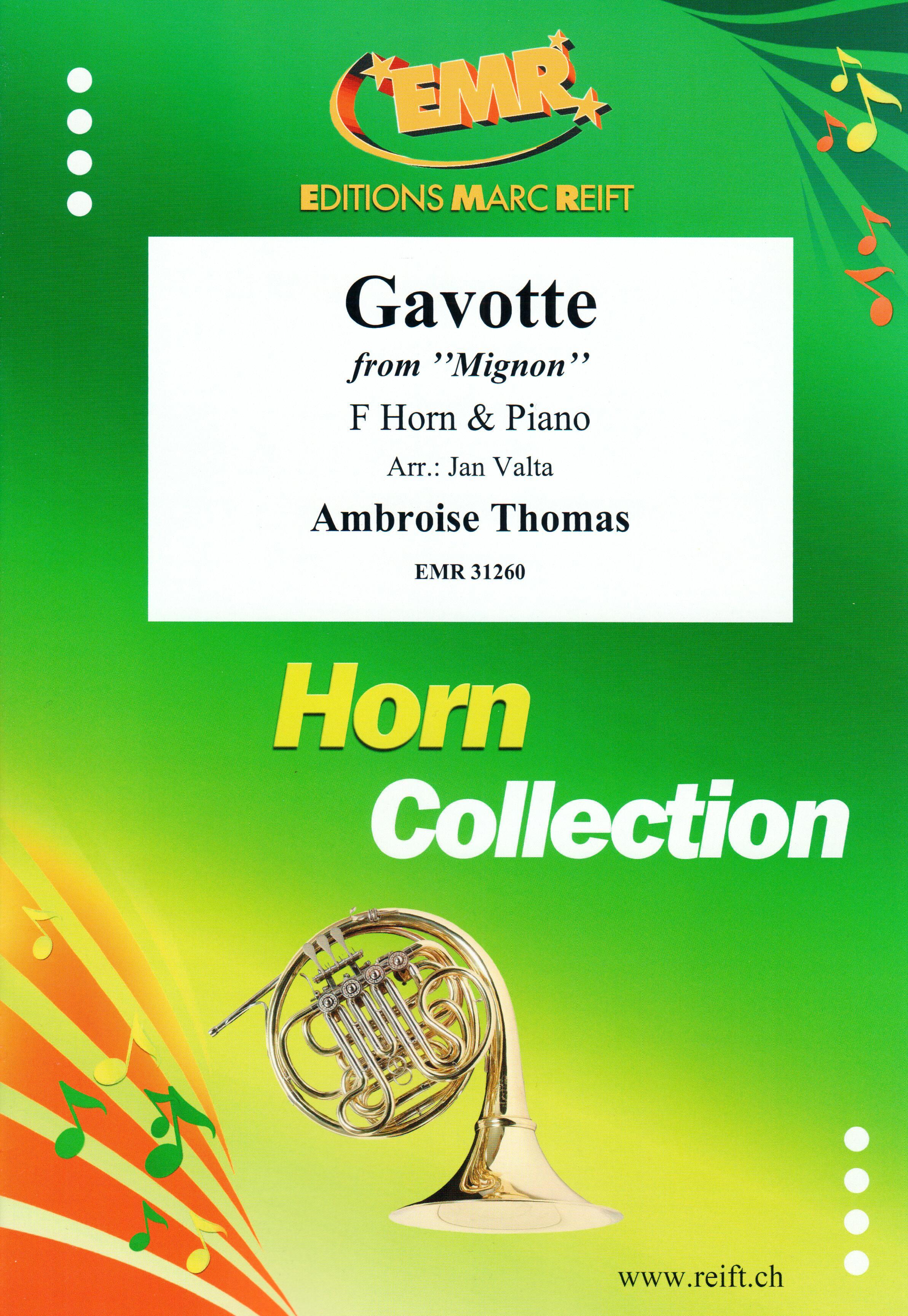 GAVOTTE, SOLOS for Horn in F