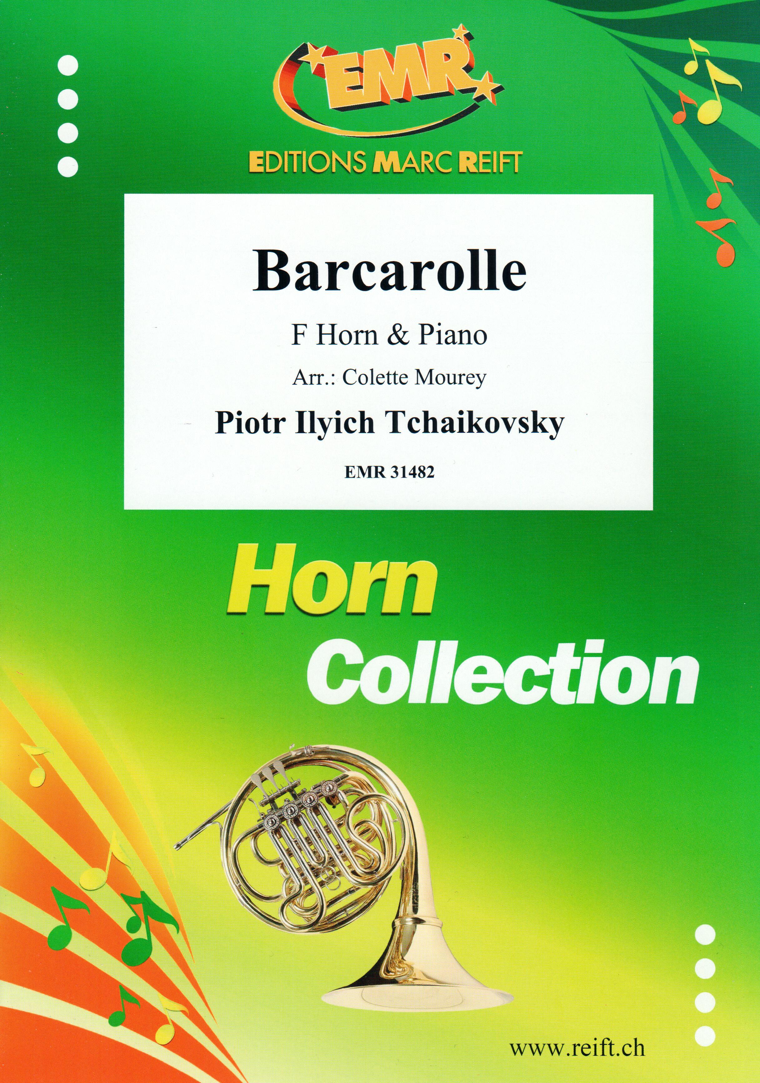 BARCAROLLE, SOLOS for Horn in F