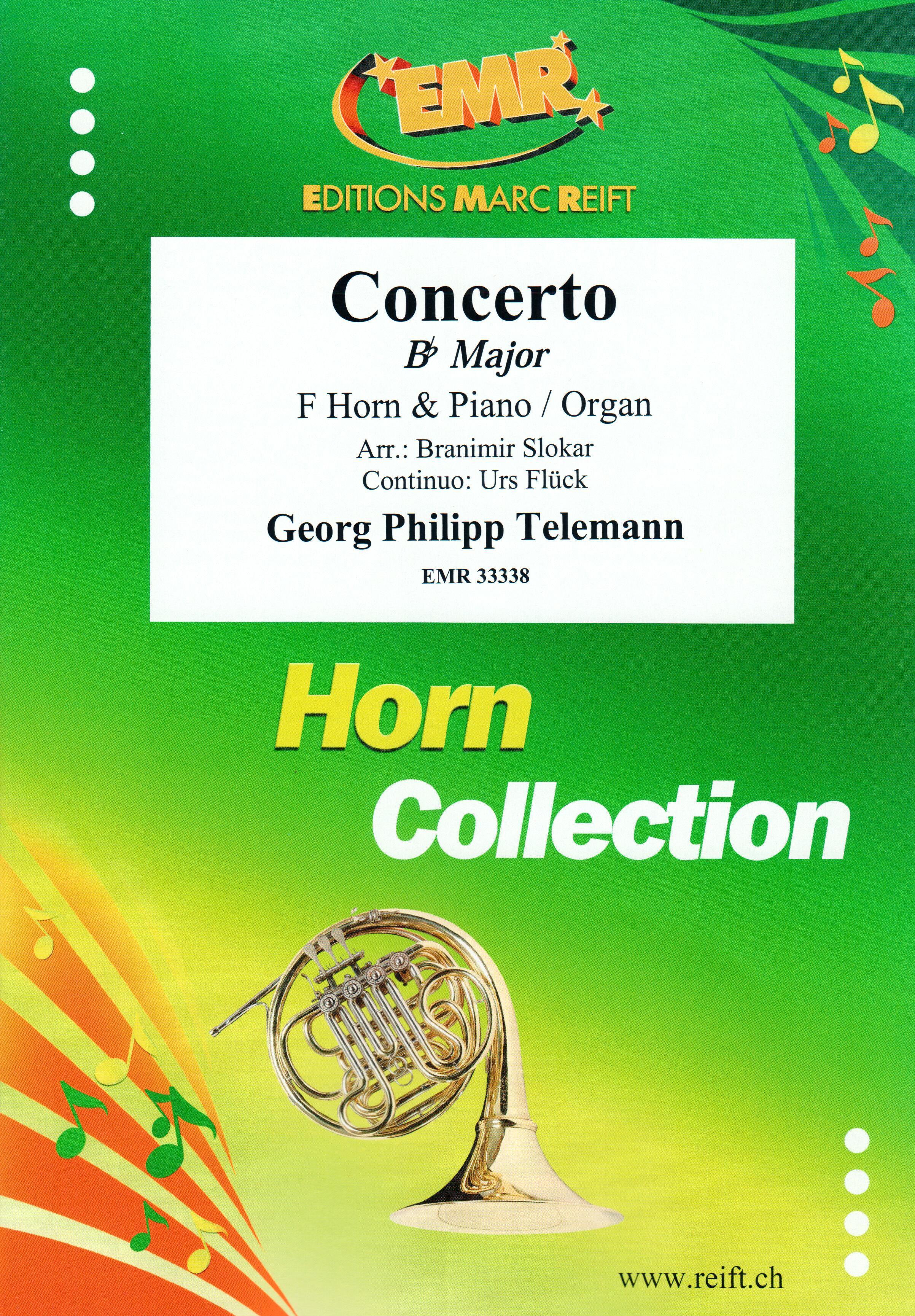 CONCERTO BB MAJOR, SOLOS for Horn in F