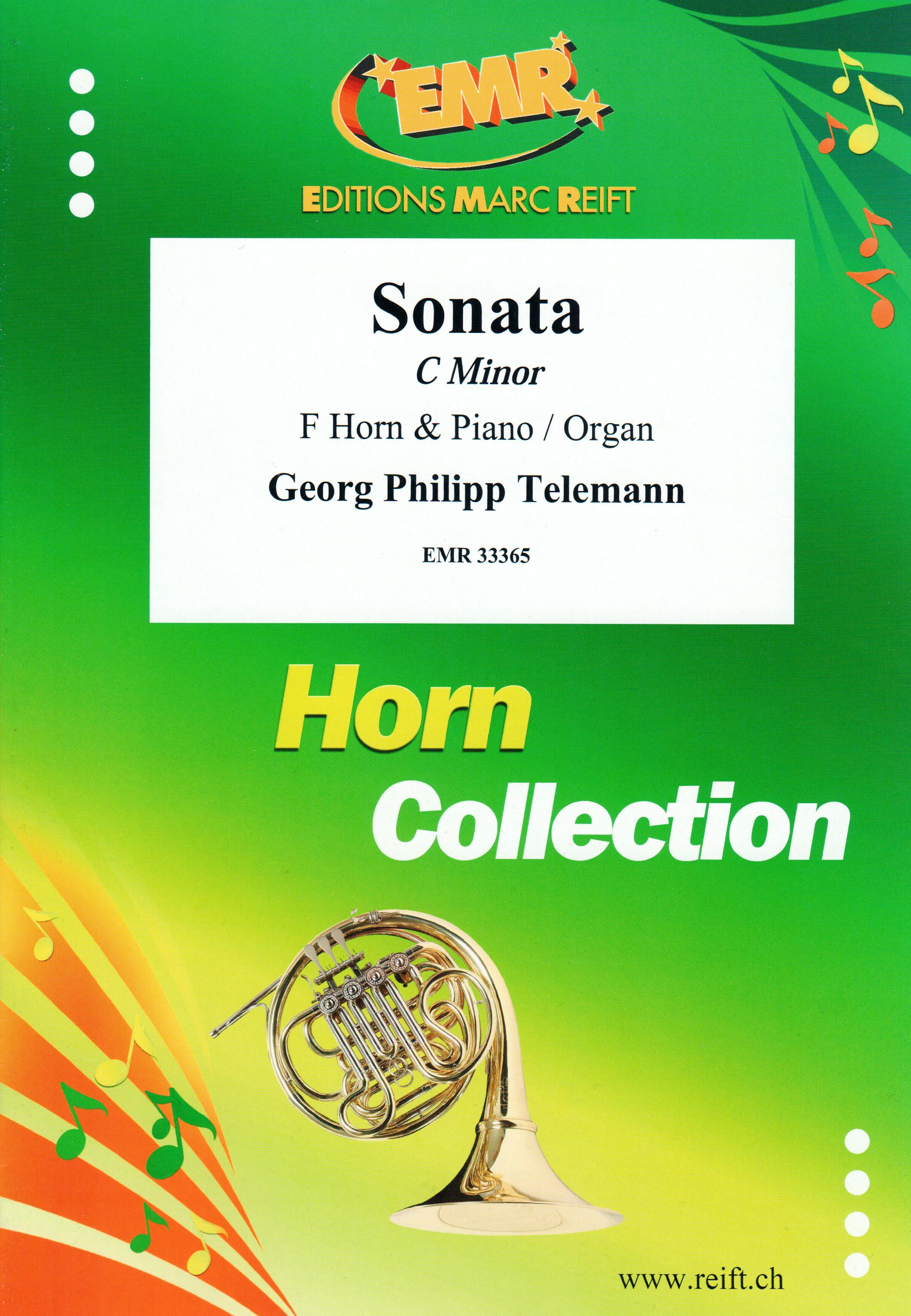 SONATA C MINOR, SOLOS for Horn in F