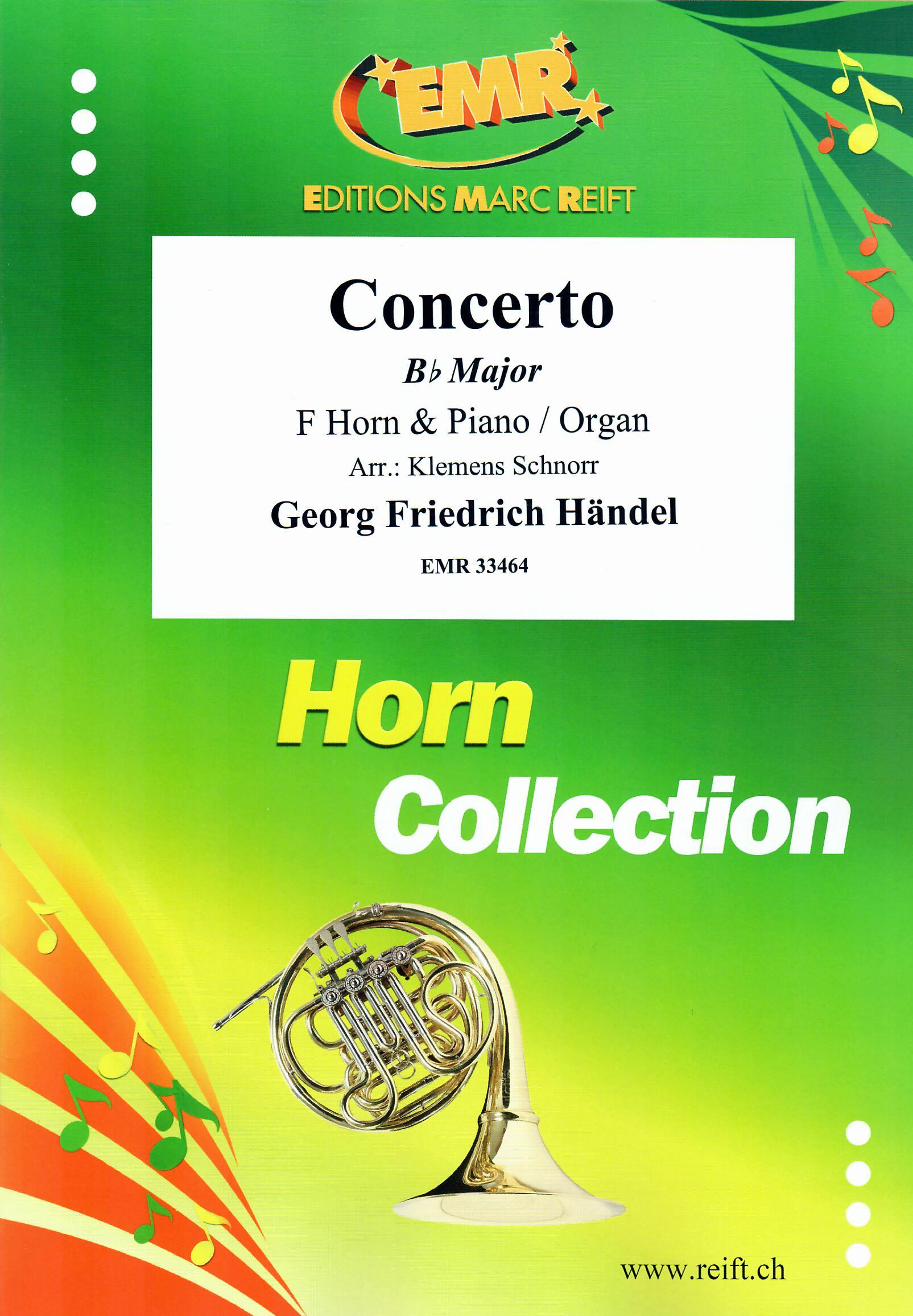 CONCERTO BB MAJOR, SOLOS for Horn in F