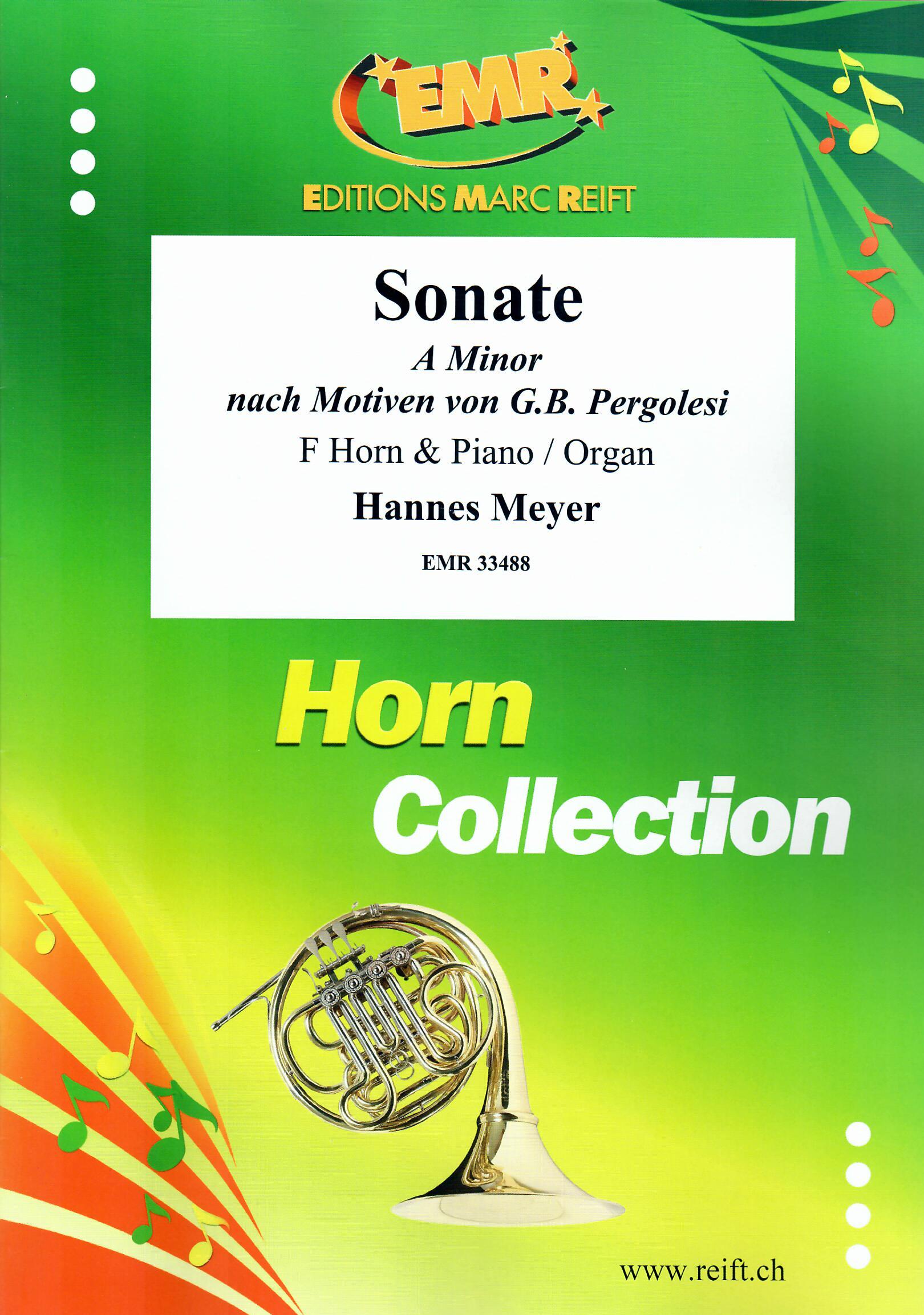 SONATE A MINOR, SOLOS for Horn in F