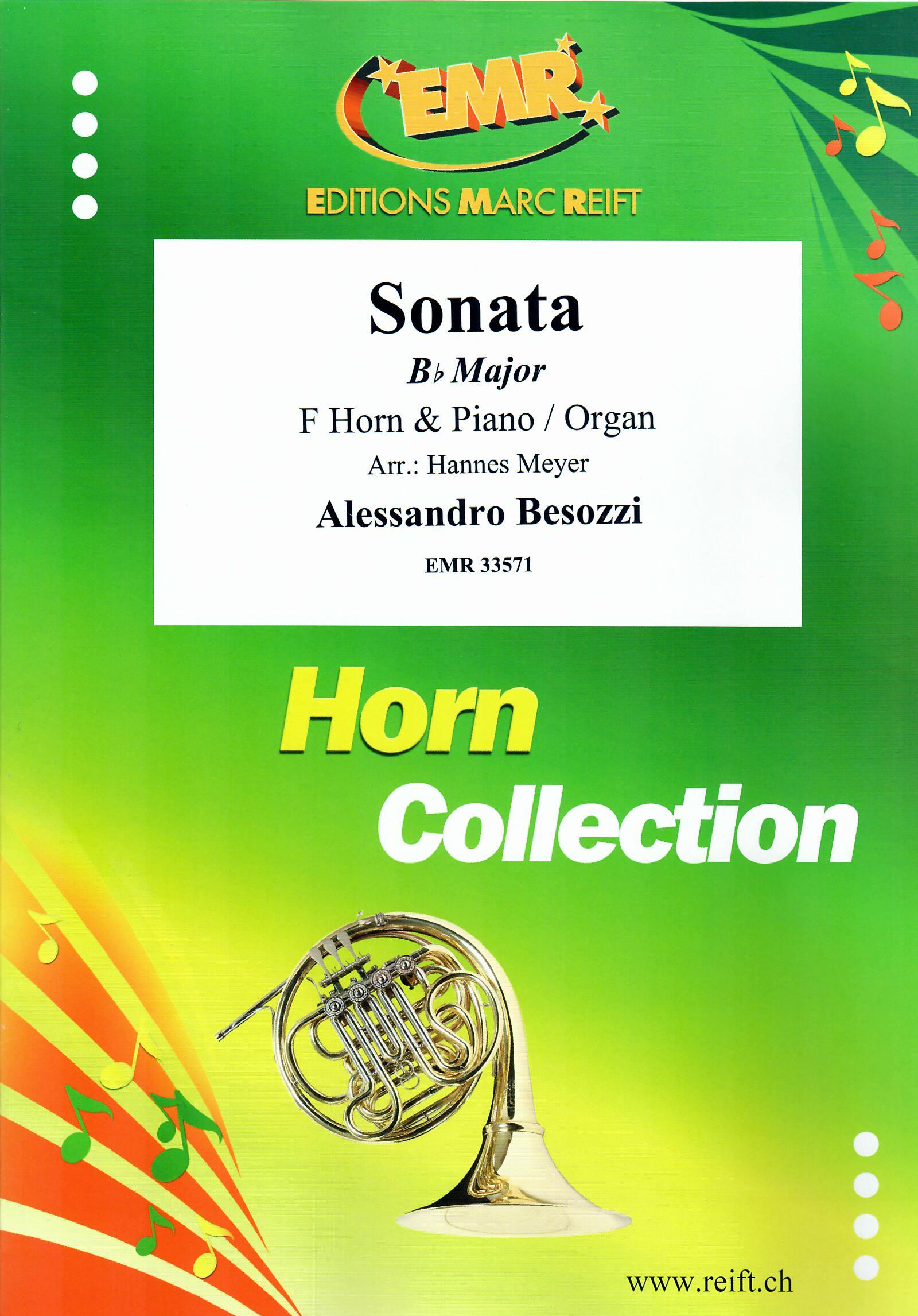 SONATA BB MAJOR, SOLOS for Horn in F