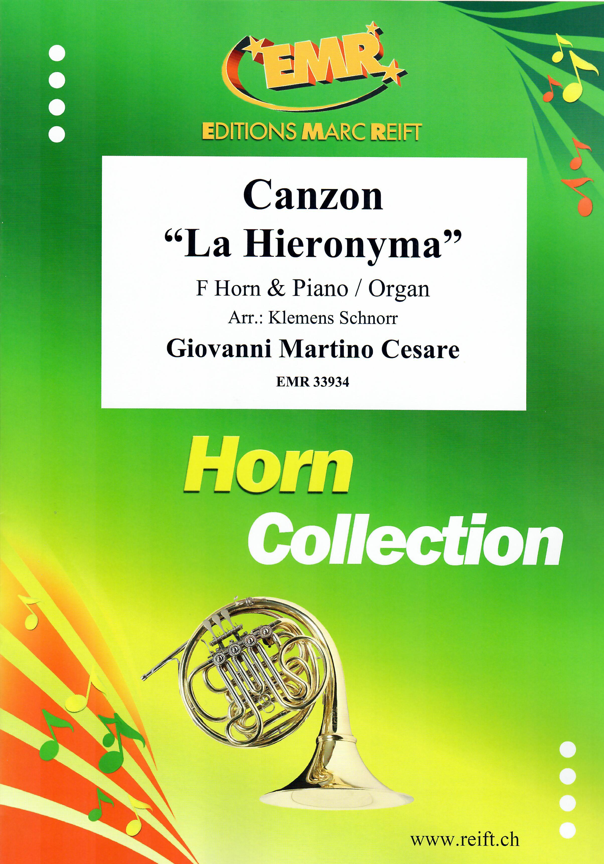 CANZON, SOLOS for Horn in F