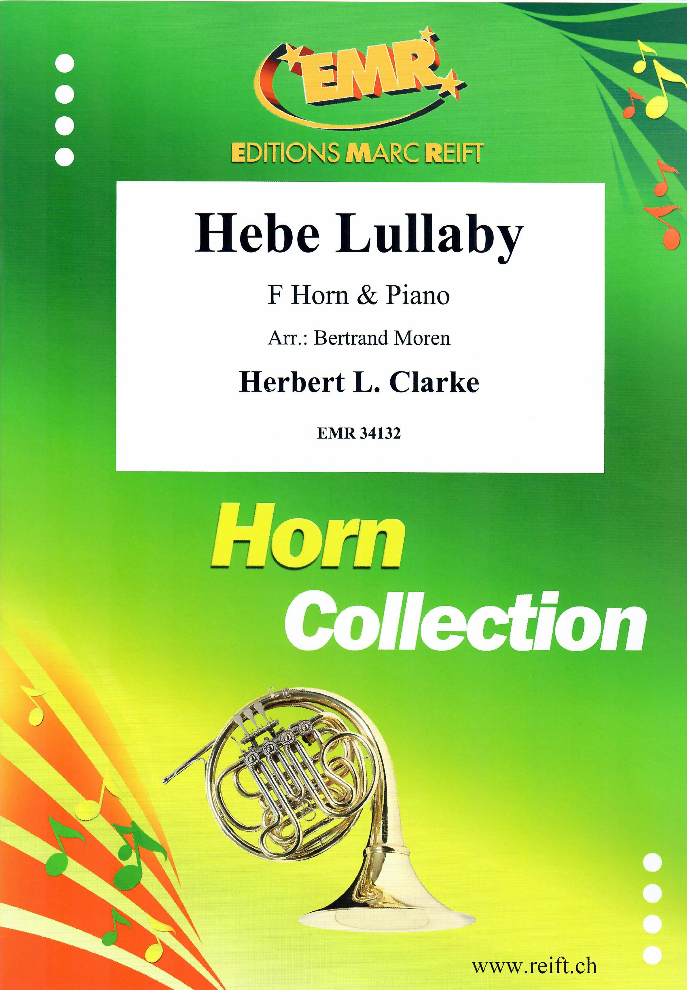 HEBE LULLABY, SOLOS for Horn in F