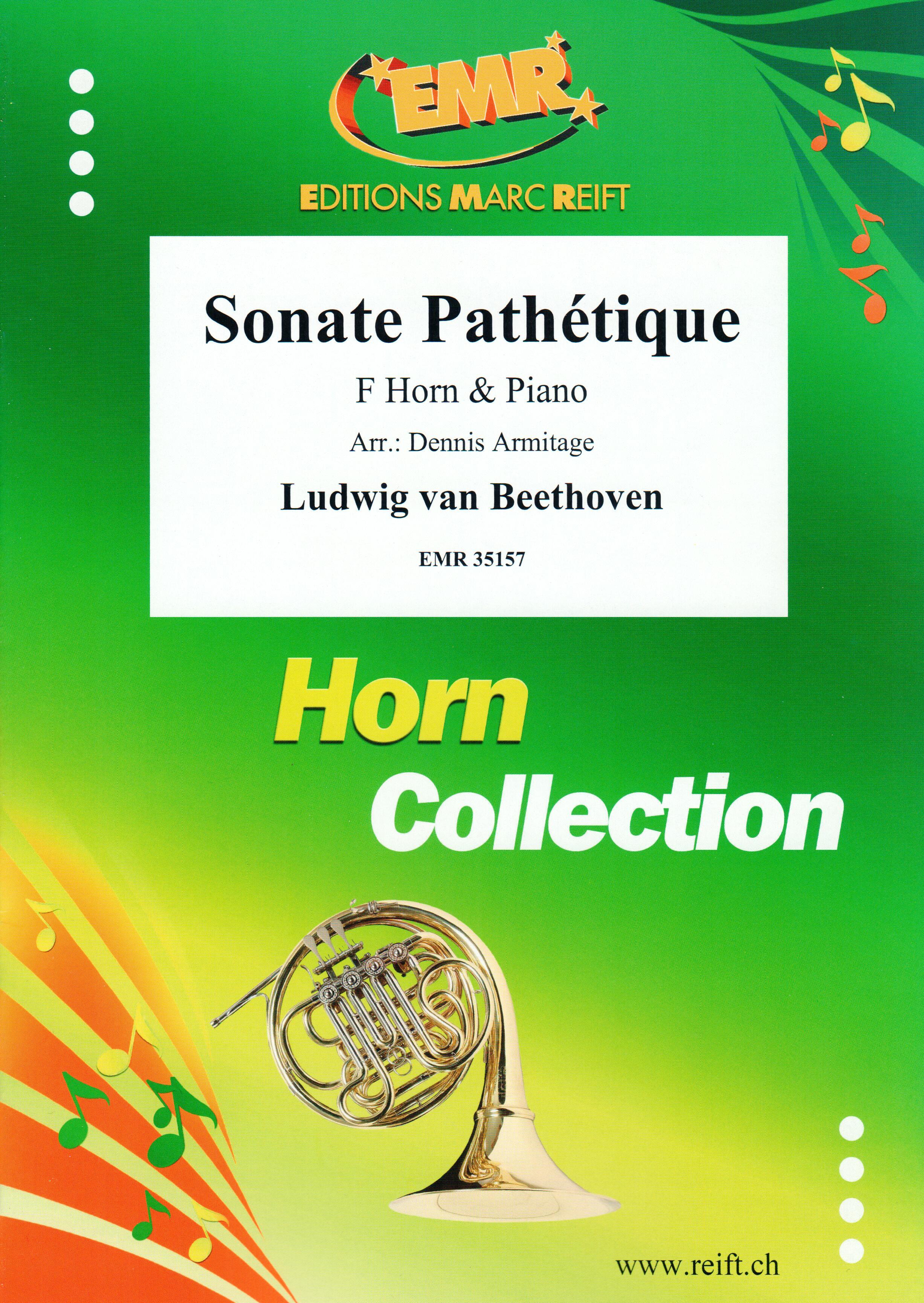 SONATE PATHéTIQUE, SOLOS for Horn in F