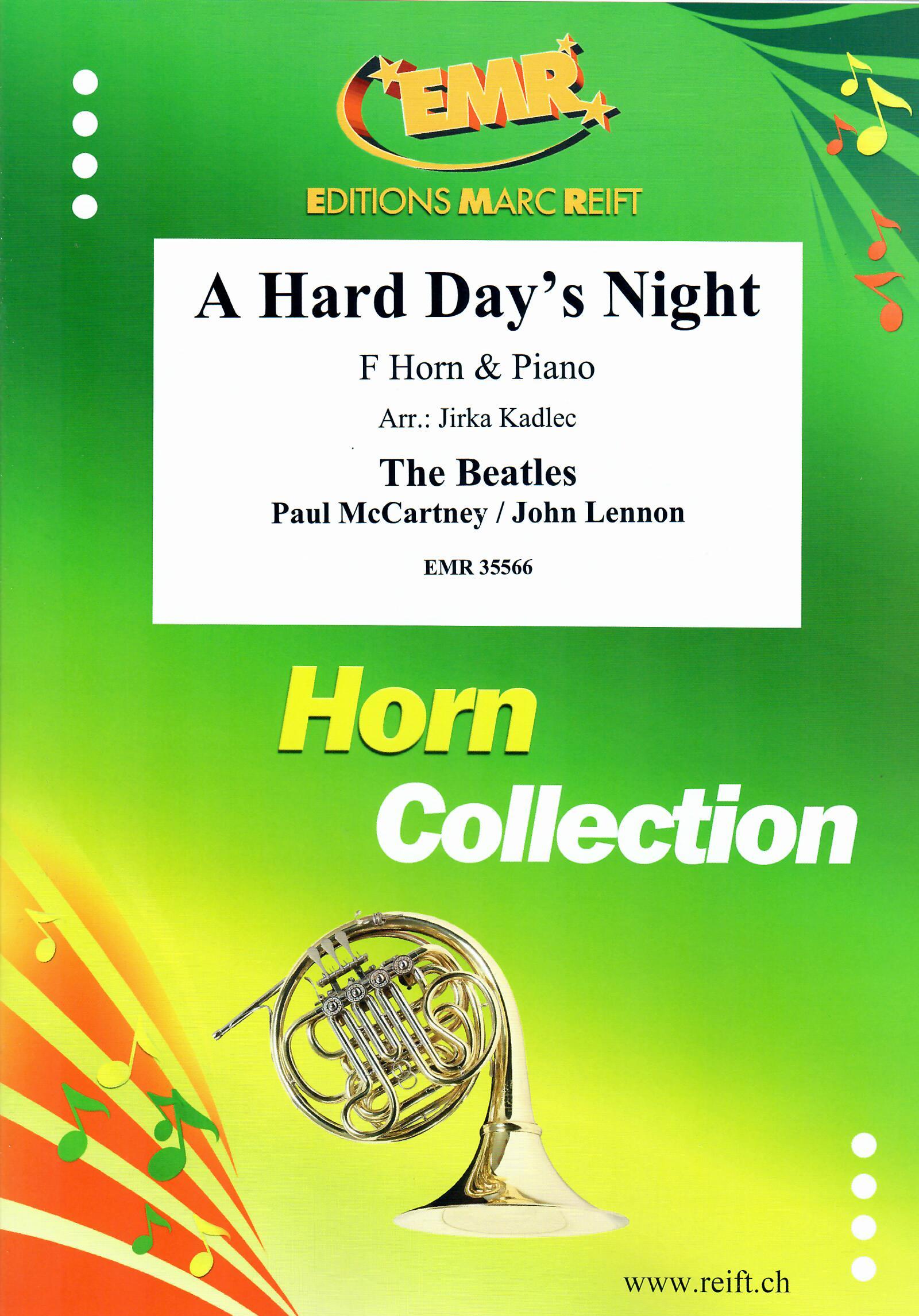 A HARD DAY'S NIGHT, SOLOS for Horn in F