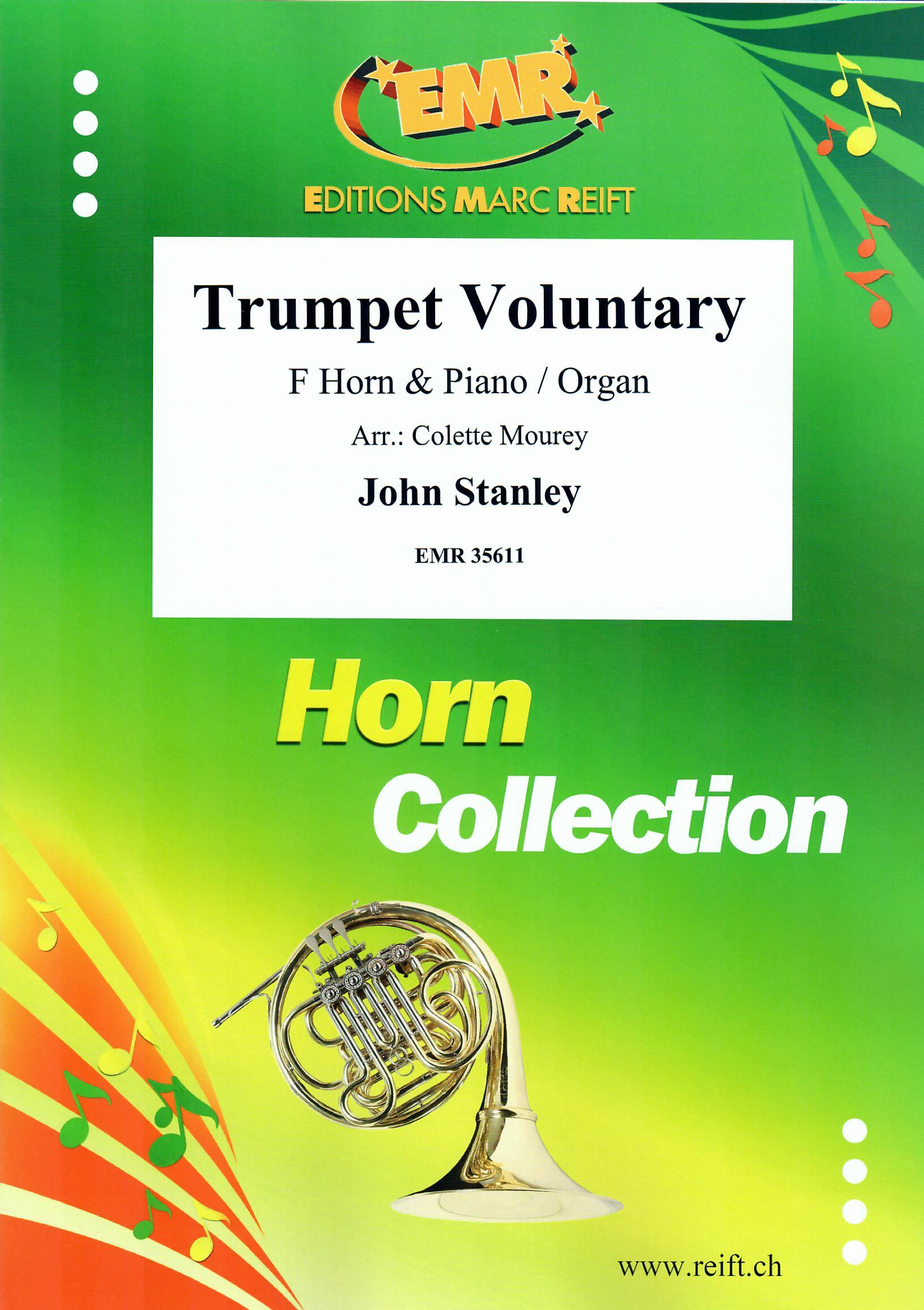 TRUMPET VOLUNTARY, SOLOS for Horn in F