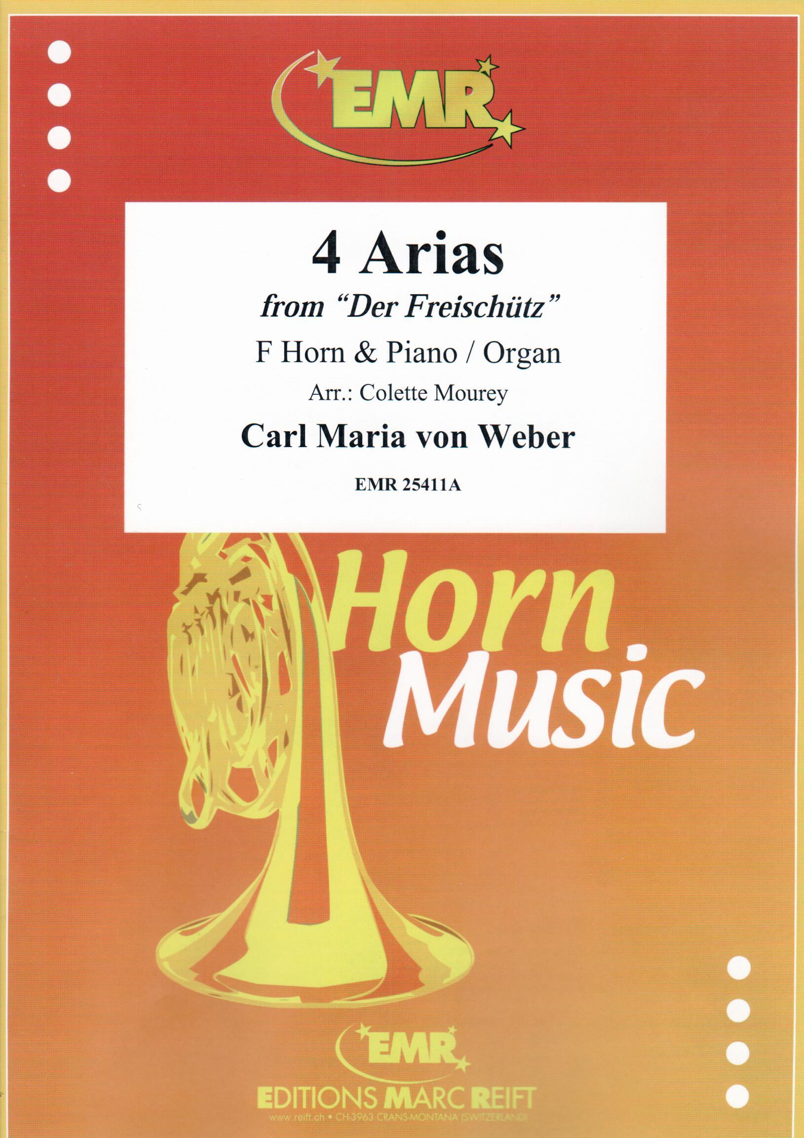 4 ARIAS, SOLOS for Horn in F