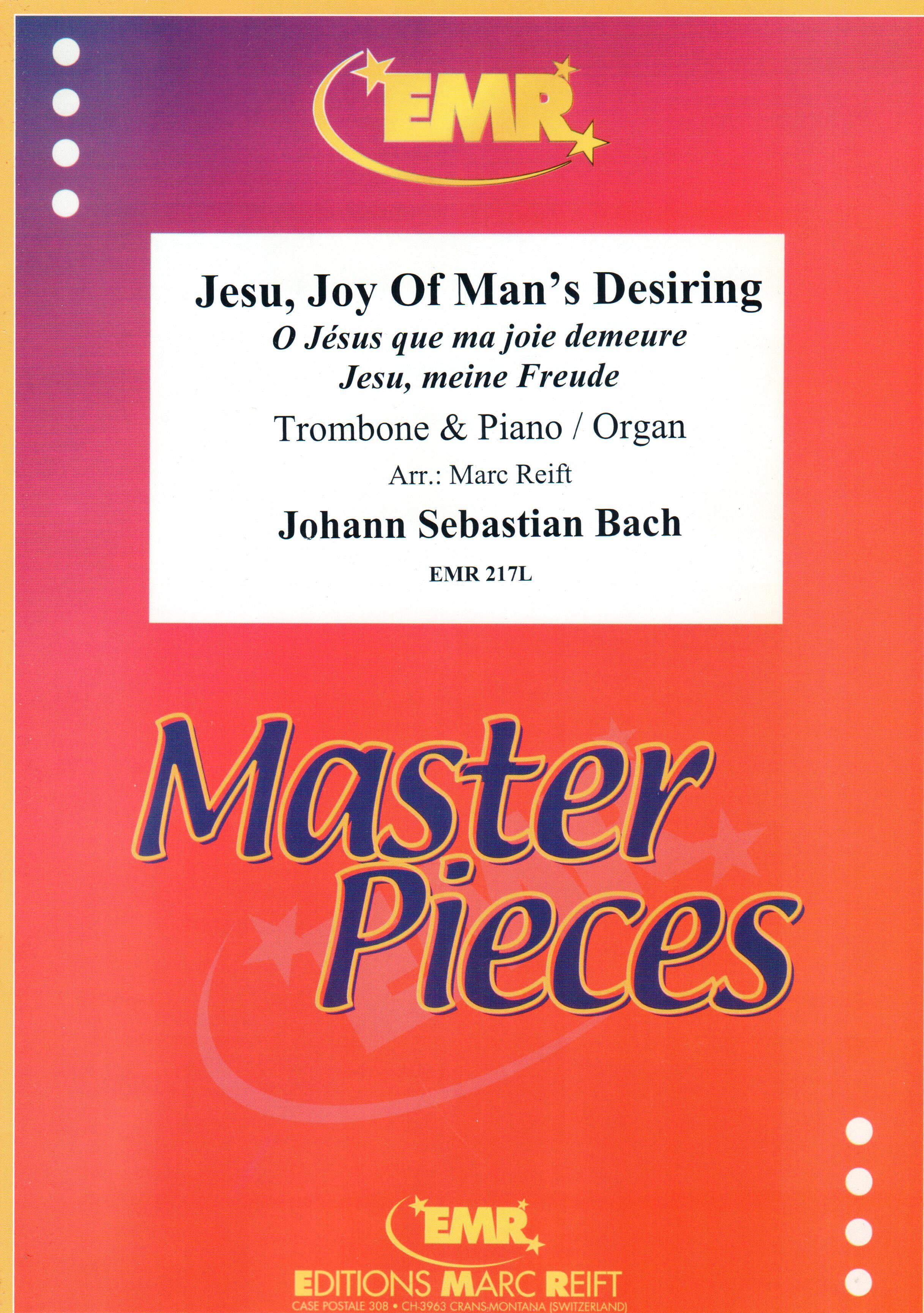 JESU, JOY OF MAN'S DESIRING, SOLOS - Trombone