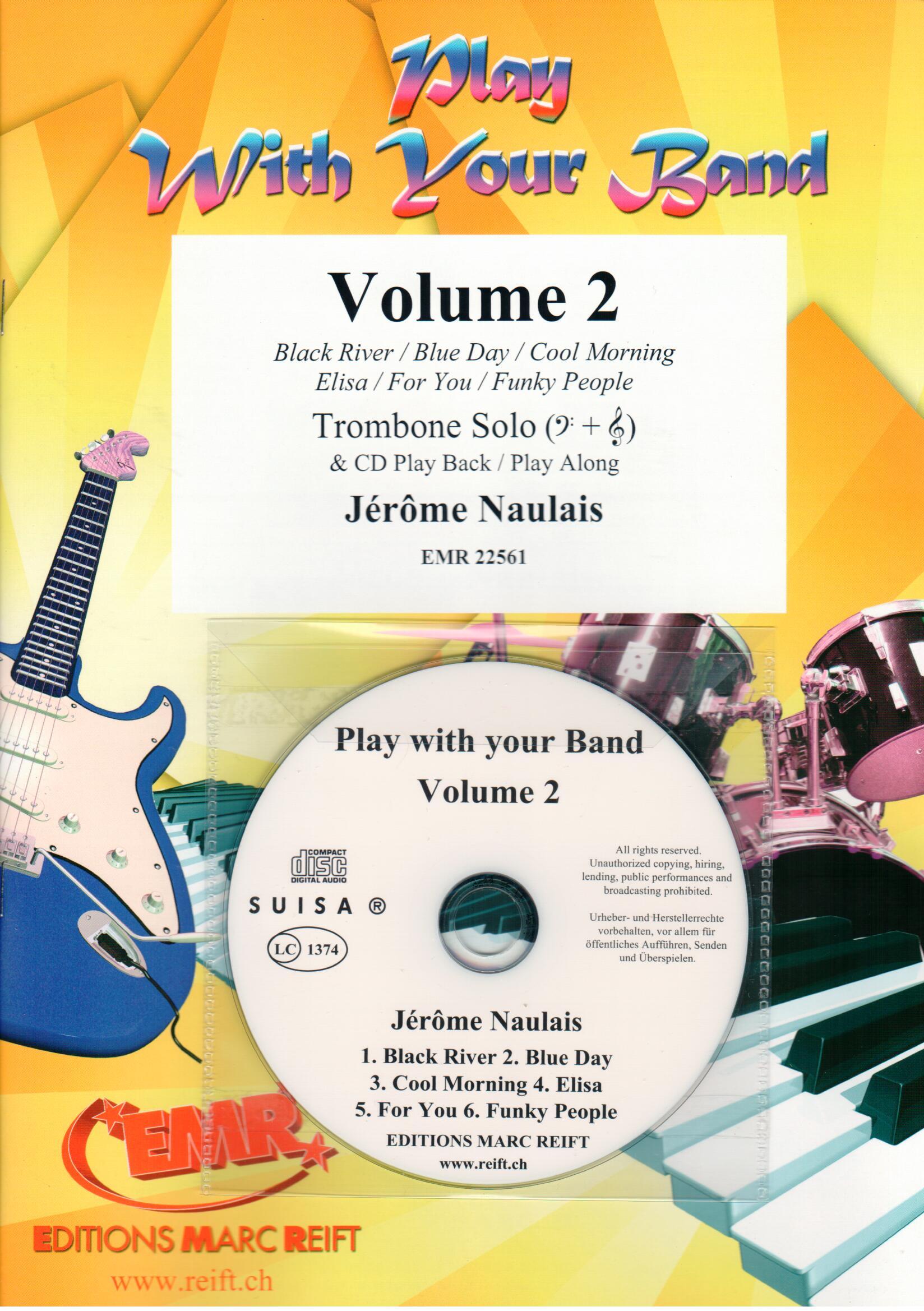 PLAY WITH YOUR BAND VOLUME 2, SOLOS - Trombone