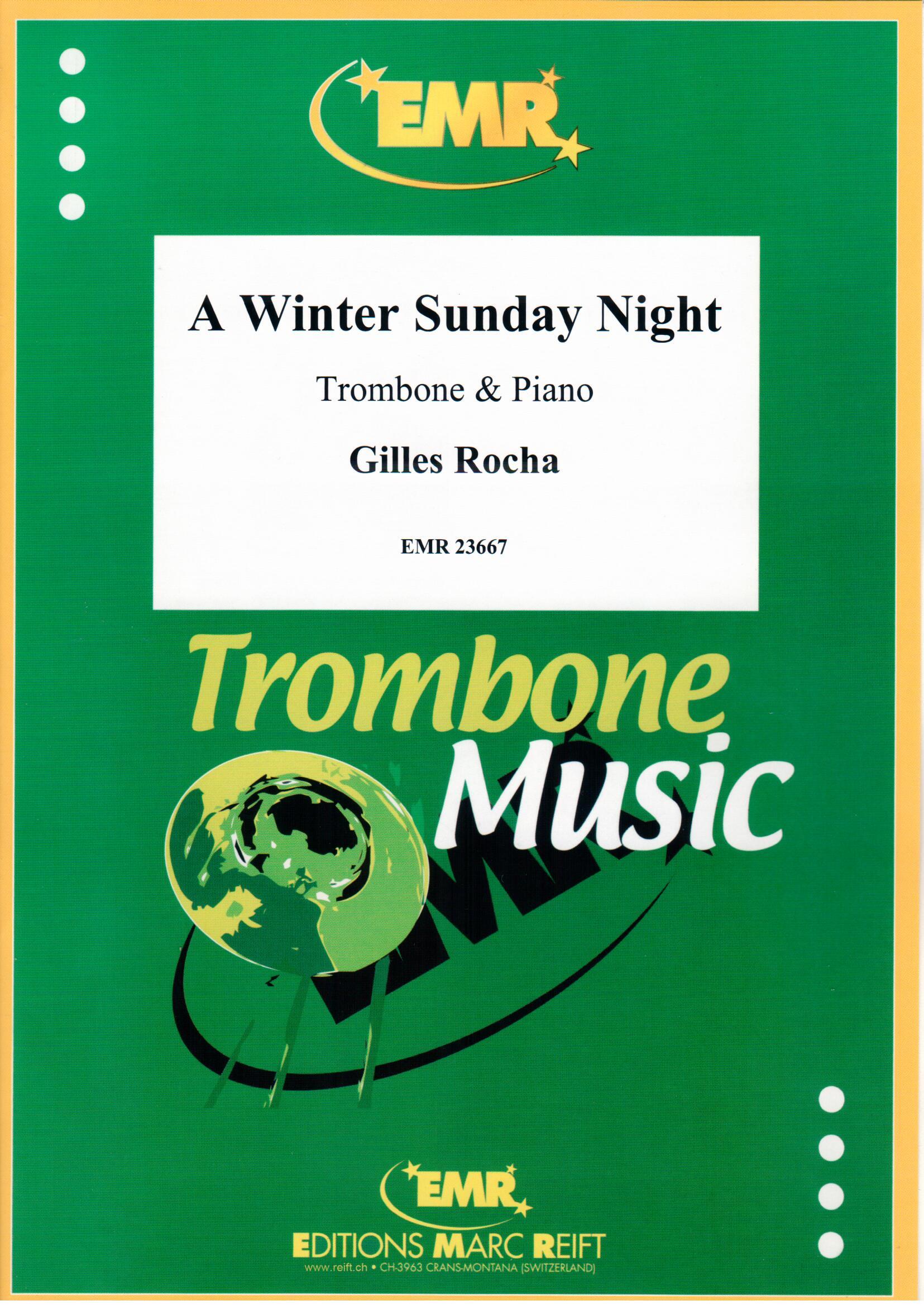 A WINTER SUNDAY NIGHT, SOLOS - Trombone