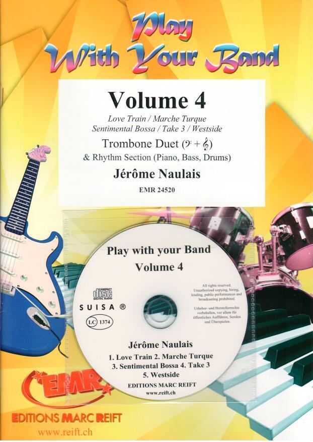 PLAY WITH YOUR BAND VOLUME 4, SOLOS - Trombone