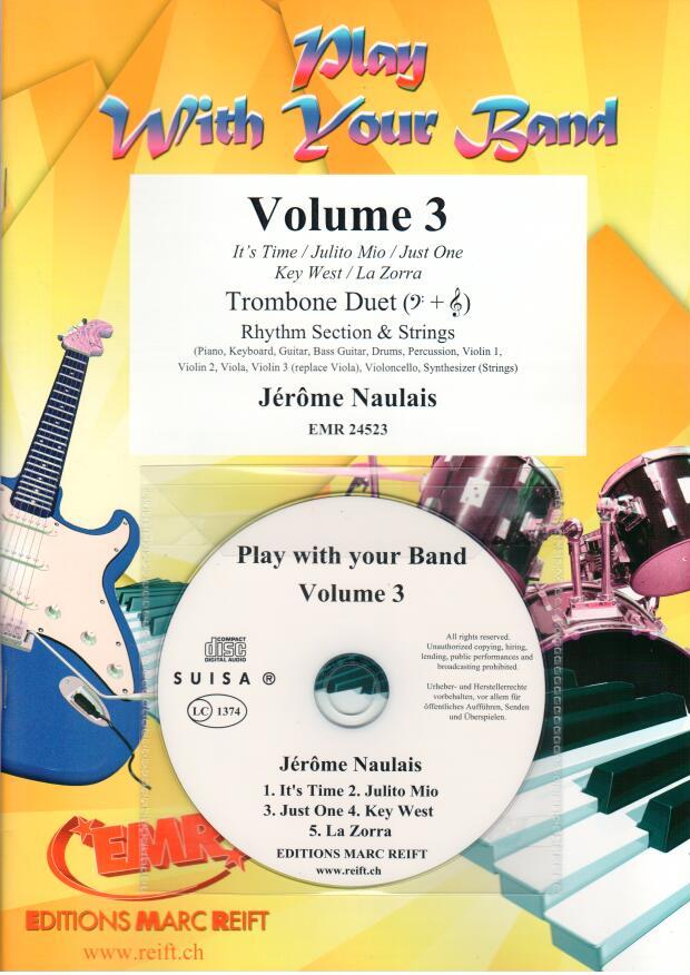 PLAY WITH YOUR BAND VOLUME 3, SOLOS - Trombone