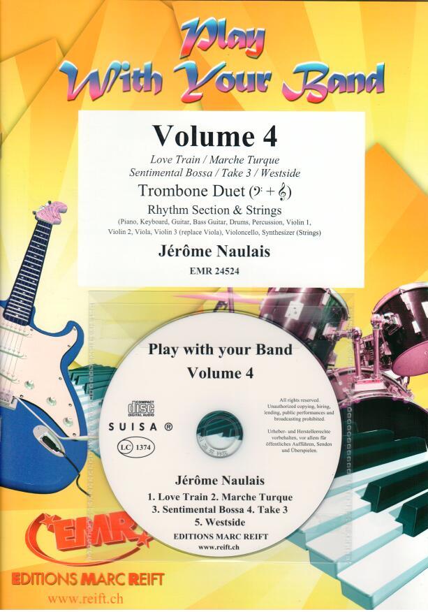 PLAY WITH YOUR BAND VOLUME 4, SOLOS - Trombone