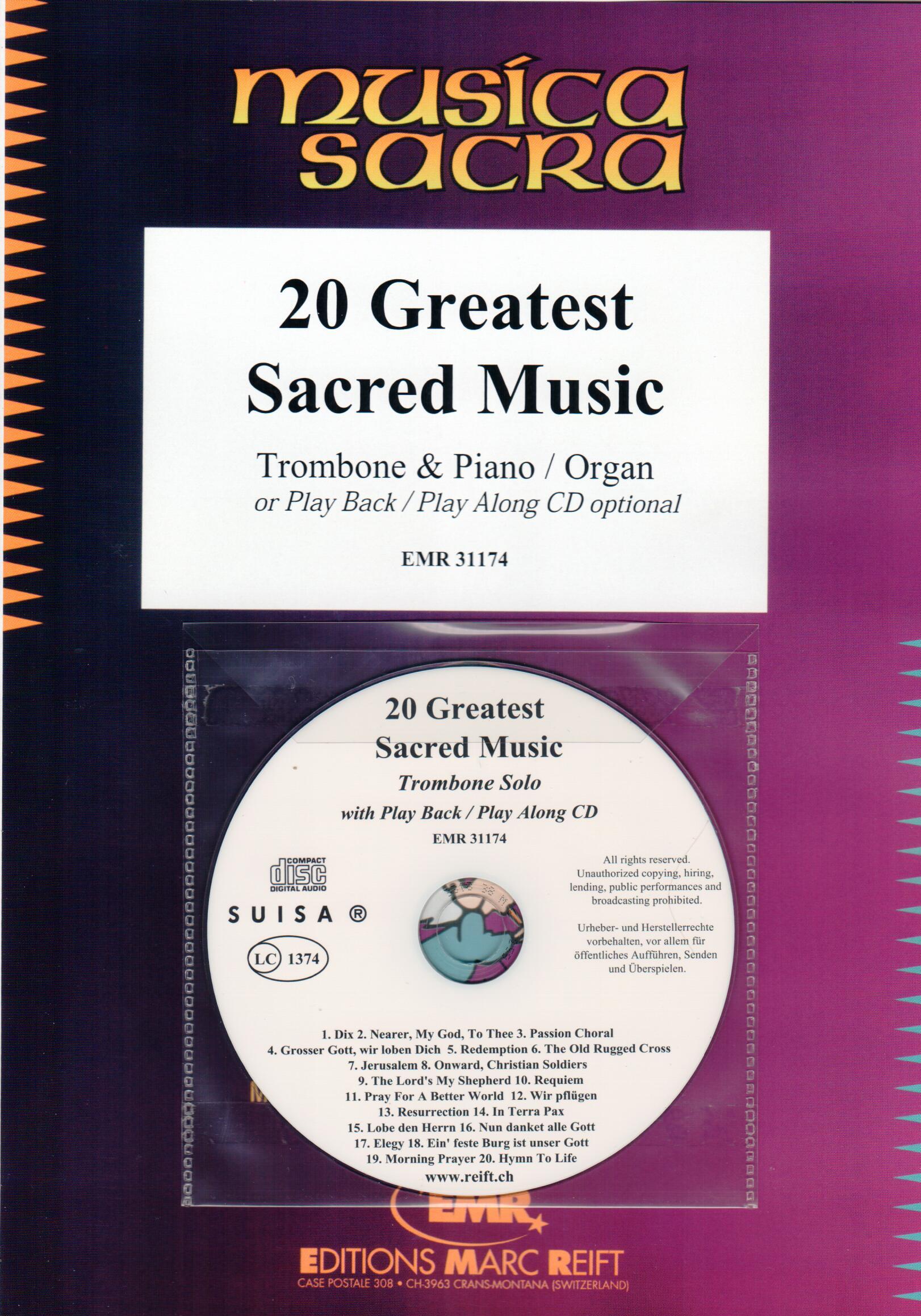 20 GREATEST SACRED MUSIC, SOLOS - Trombone