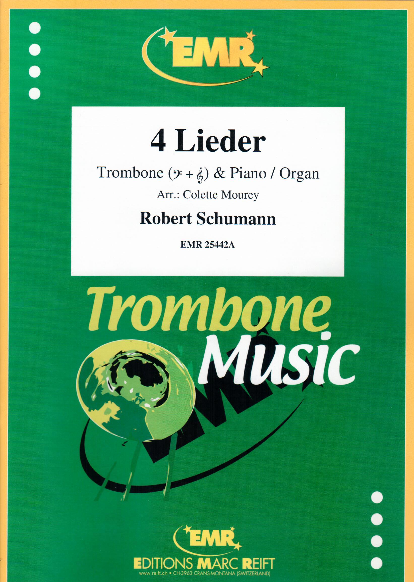 4 LIEDER, SOLOS - Trombone
