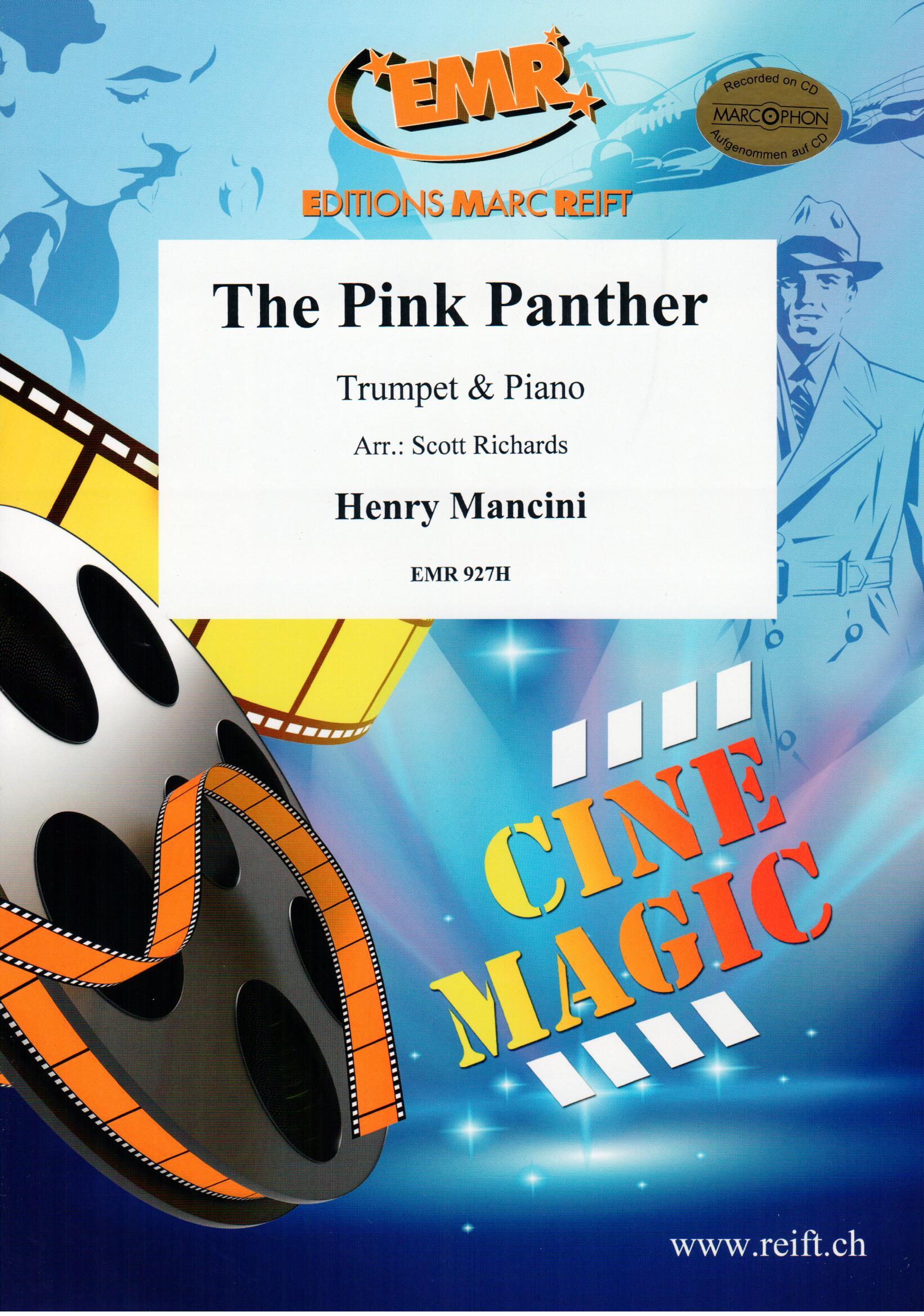 THE PINK PANTHER, SOLOS - B♭. Cornet/Trumpet with Piano