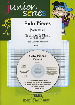 SOLO PIECES VOL. 6, SOLOS - B♭. Cornet/Trumpet with Piano