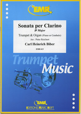 SONATA PER CLARINO BB MAJOR, SOLOS - B♭. Cornet/Trumpet with Piano
