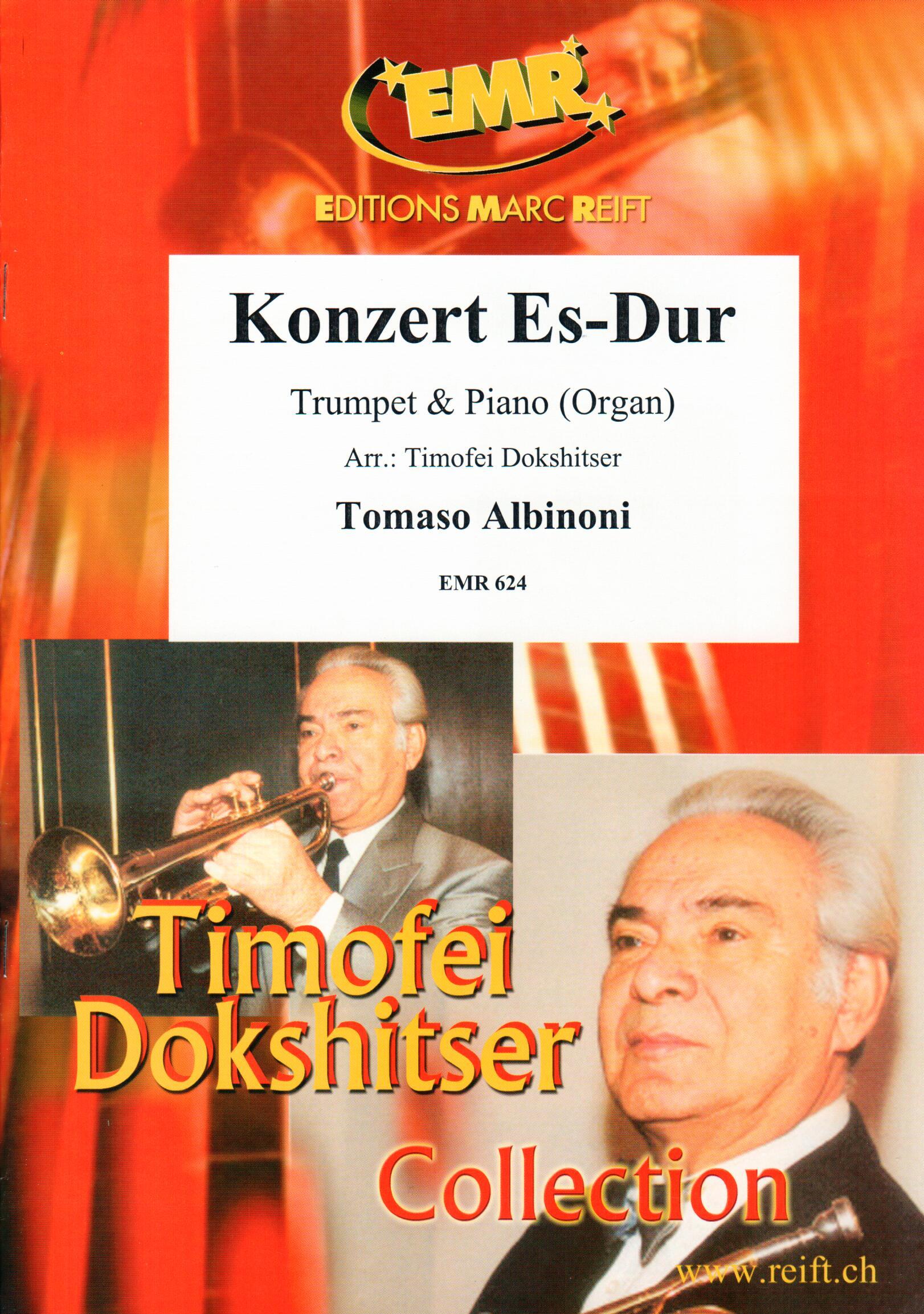 KONZERT ES-DUR, SOLOS - B♭. Cornet/Trumpet with Piano