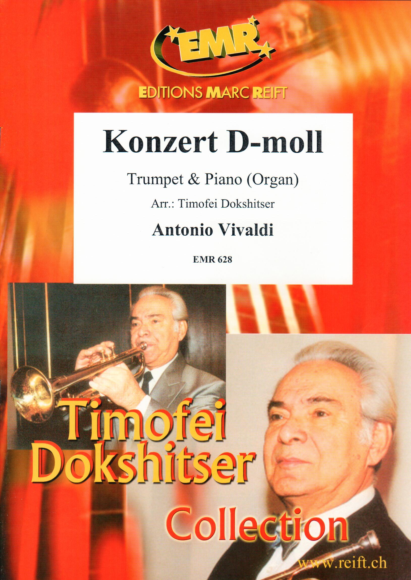 KONZERT D-MOLL, SOLOS - B♭. Cornet/Trumpet with Piano