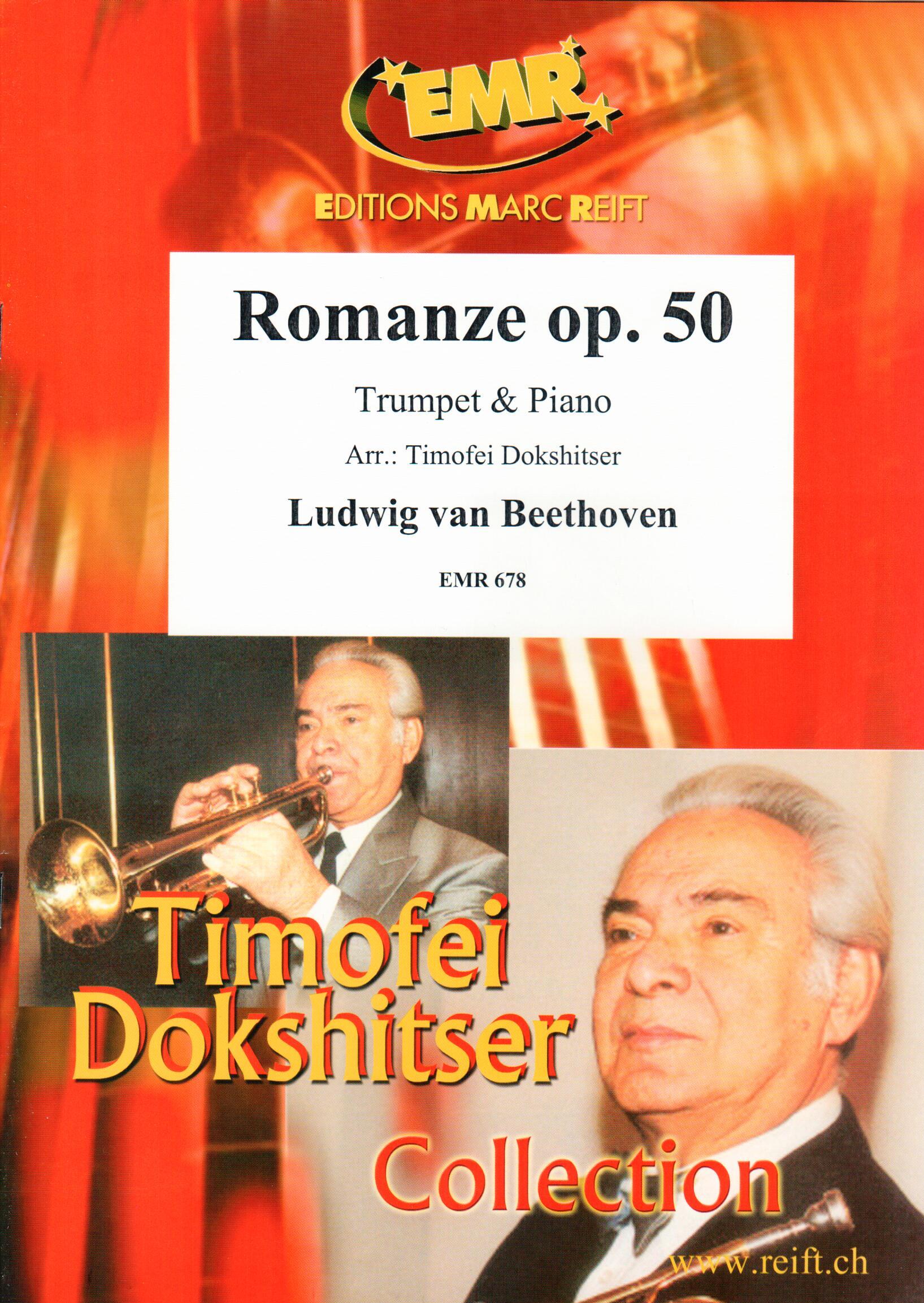 ROMANZE OP. 50, SOLOS - B♭. Cornet/Trumpet with Piano