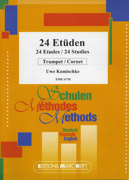 24 STUDIES / ETüDEN, SOLOS - B♭. Cornet/Trumpet with Piano