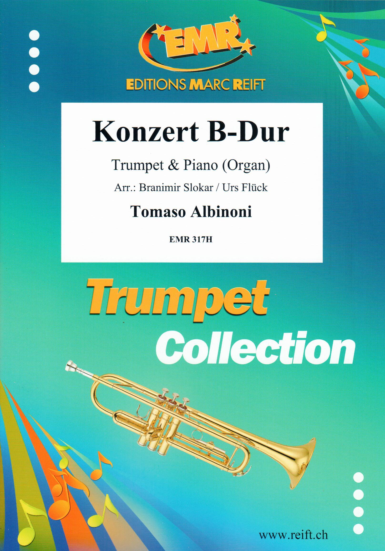 KONZERT B-DUR, SOLOS - B♭. Cornet/Trumpet with Piano