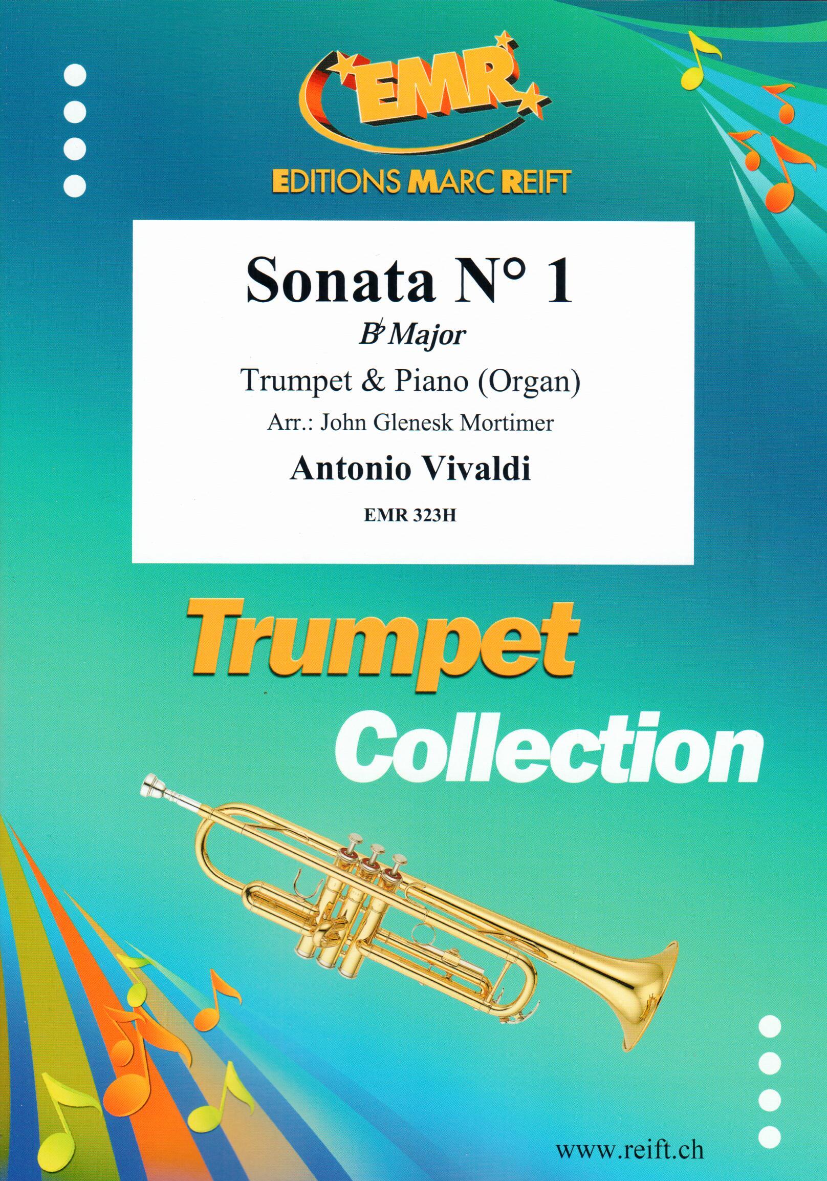 SONATA N° 1 IN BB MAJOR, SOLOS - B♭. Cornet/Trumpet with Piano