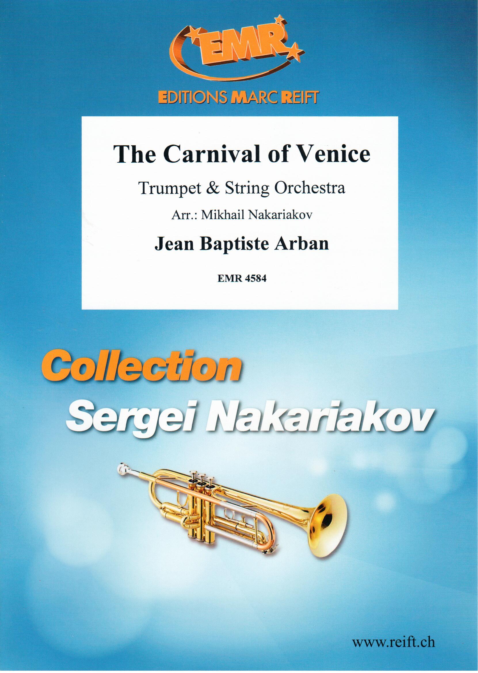 THE CARNIVAL OF VENICE, SOLOS - B♭. Cornet/Trumpet with Piano