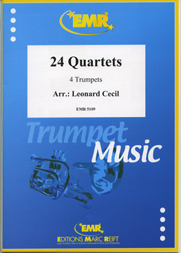 24 QUARTETTE, SOLOS - B♭. Cornet/Trumpet with Piano